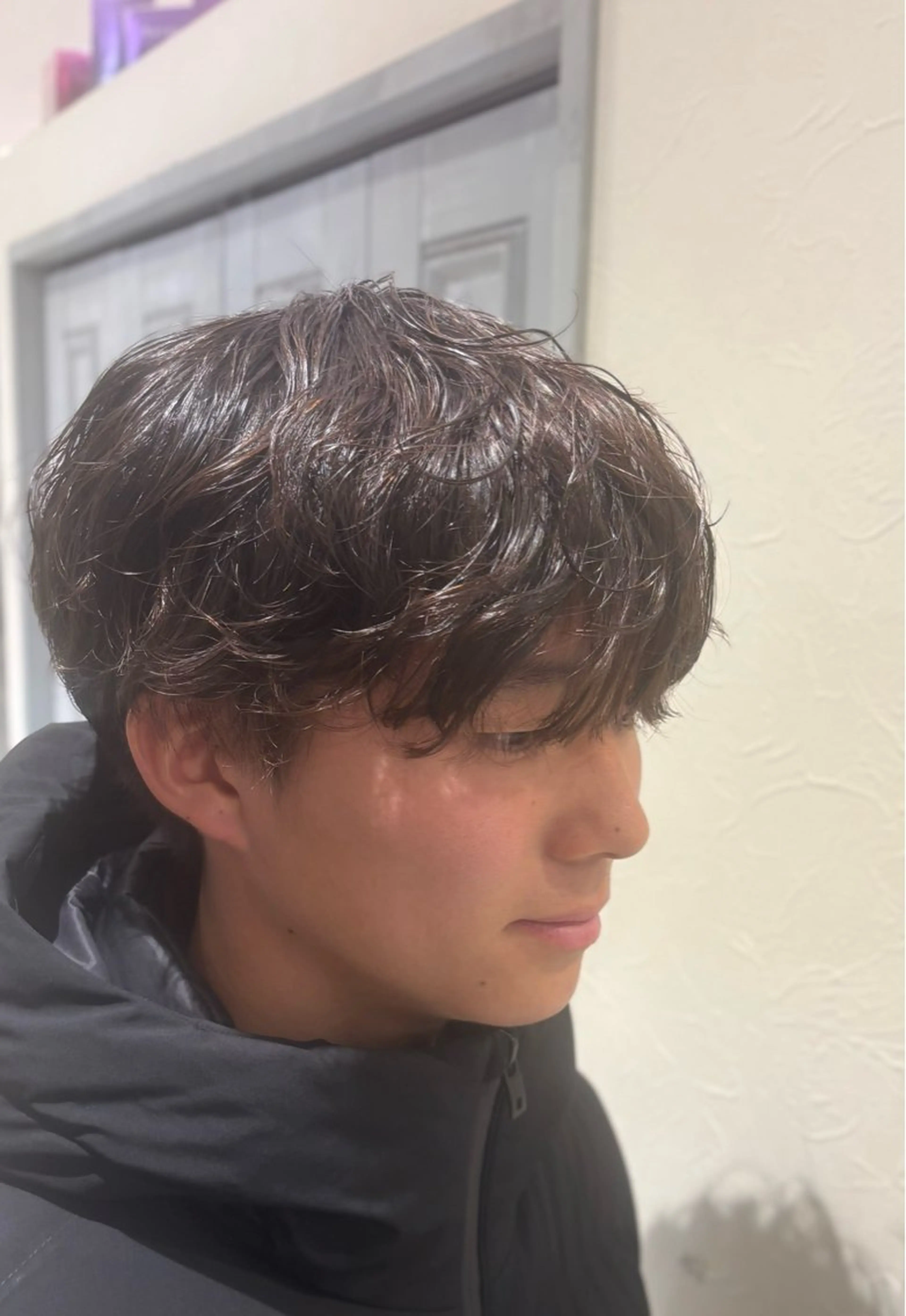 パーマ メンズ メンズパーマ カット パーマ トリートメント 渡邉 結衣のヘアスタイル