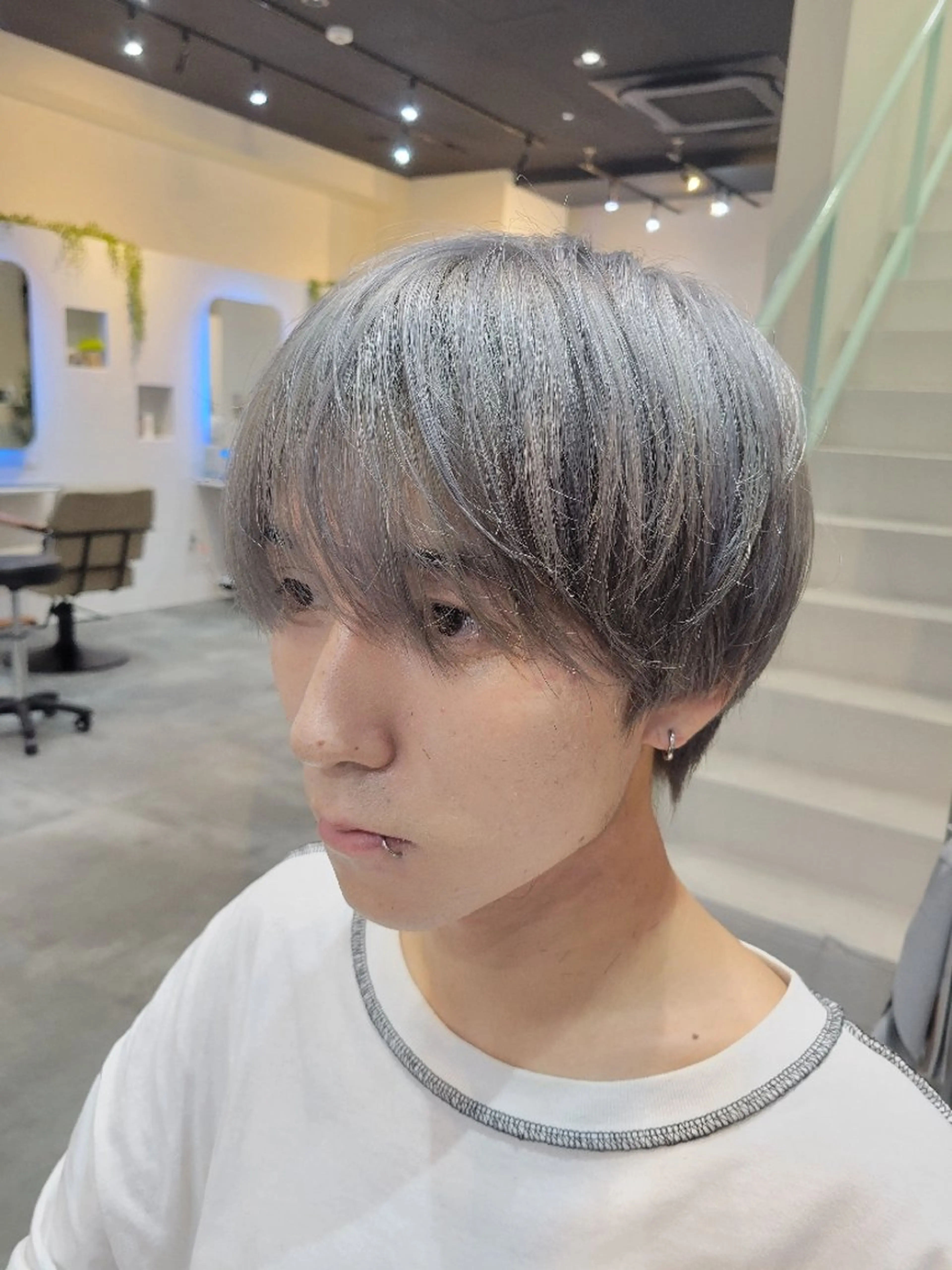 メンズ カラー ヘアカラー 大前 真のヘアスタイル