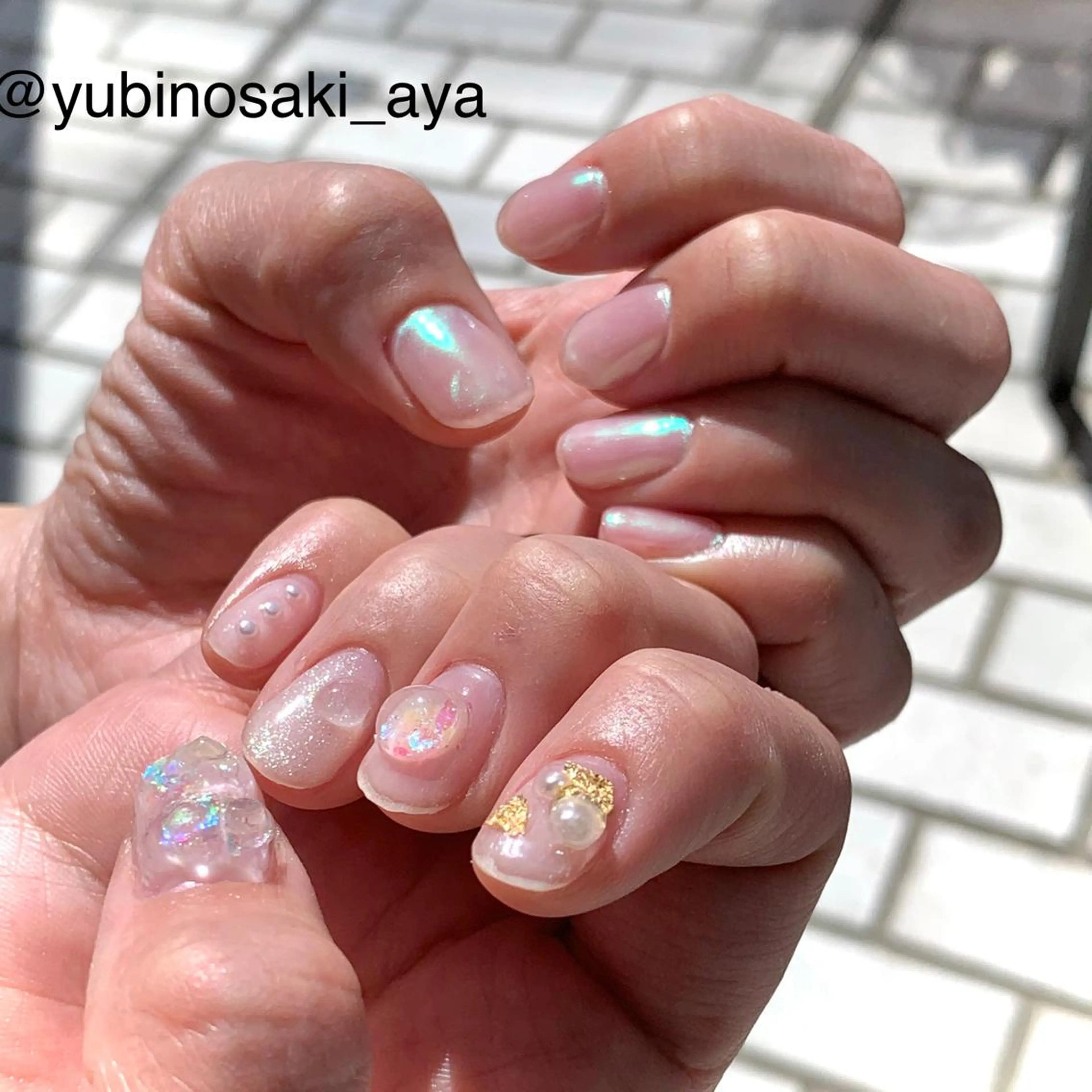 ネイル ゆびノさき茨木店 ニュアンス/アートのネイルデザイン