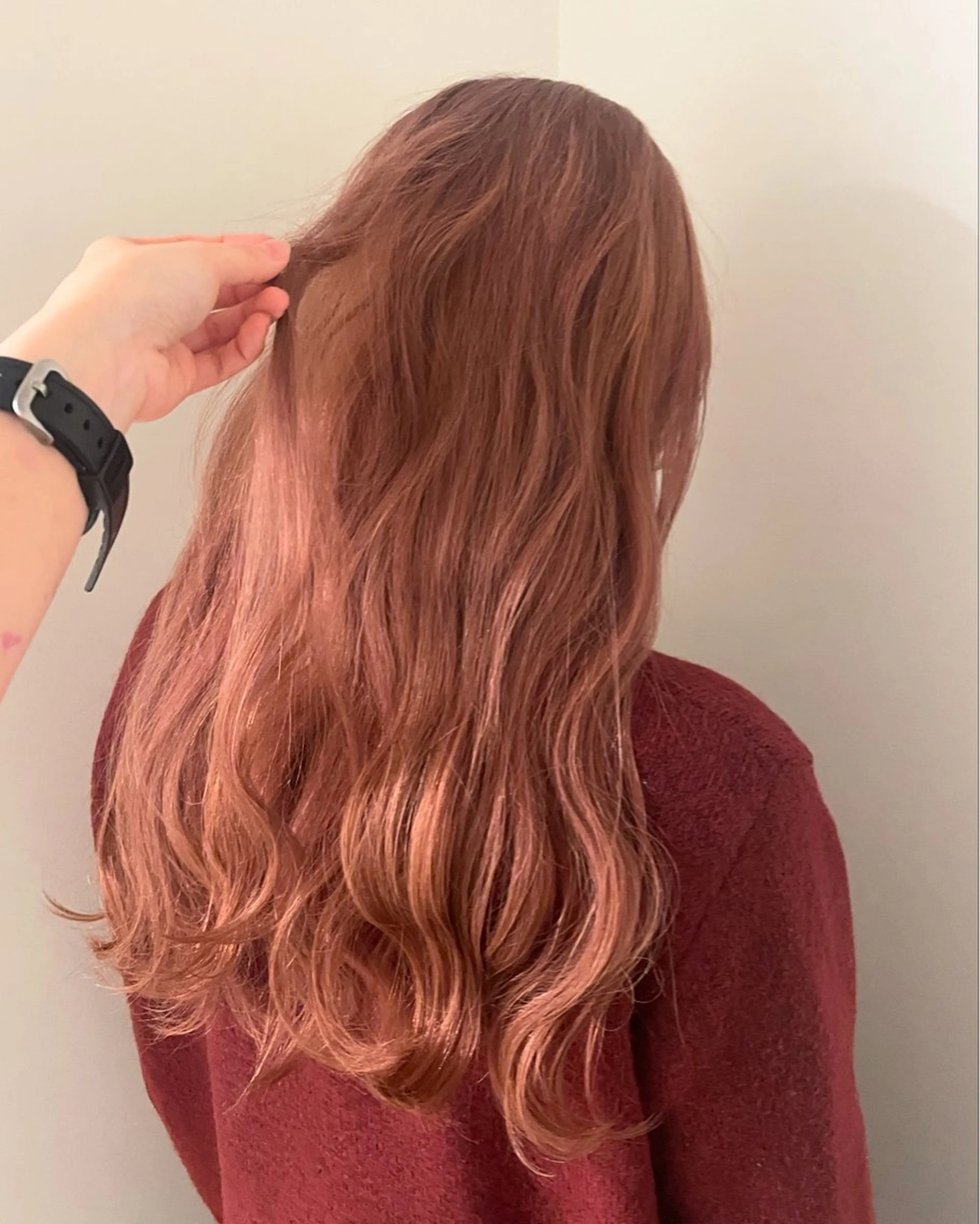 ロング カラー ヘアカラー トリートメント ヘアセット ブリーチモデル/ カットモデル/Riaのヘアスタイル