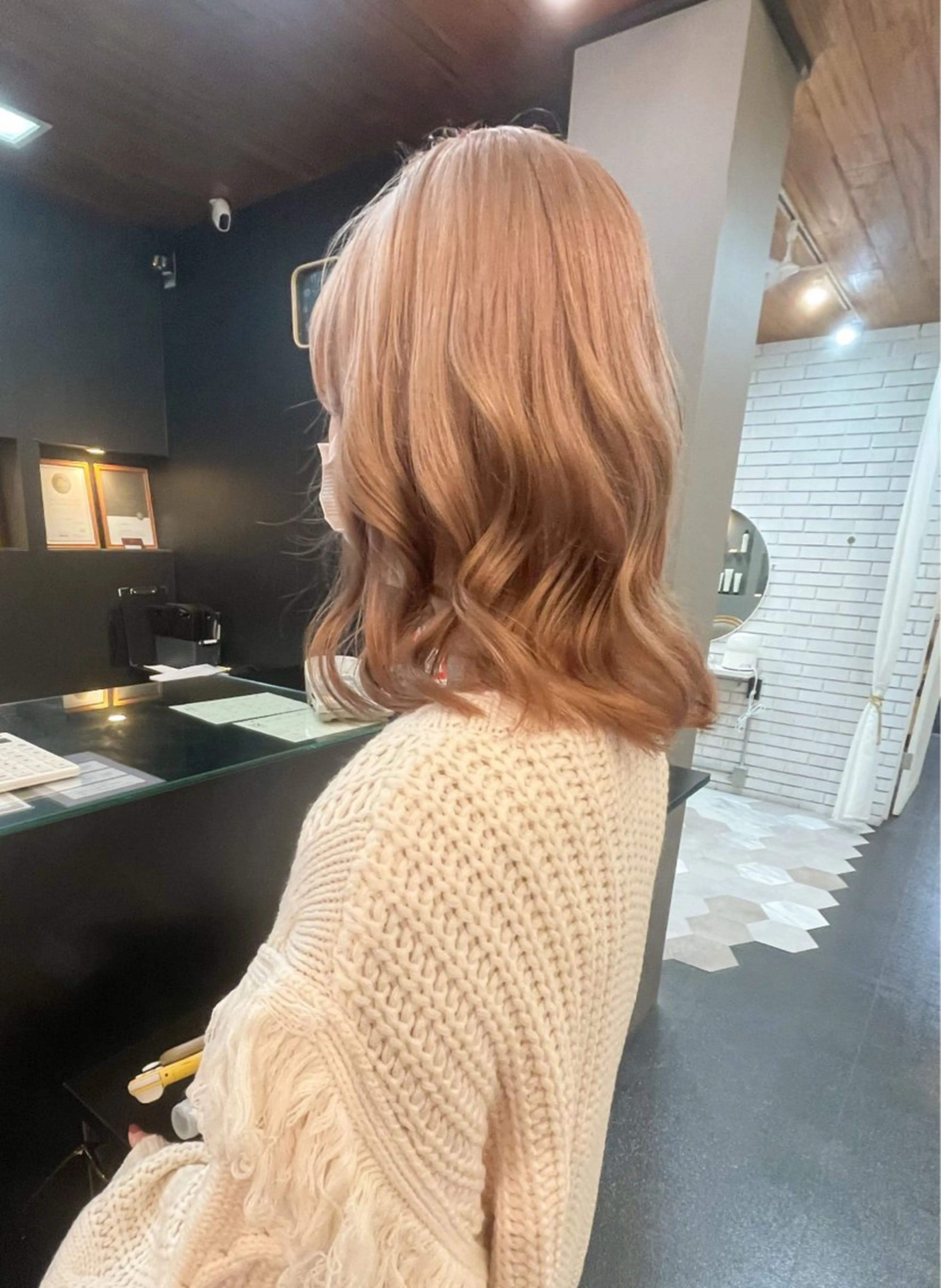 セミロング カラー ひなた /ᐠ. .ᐟ\ Ⳋのヘアスタイル