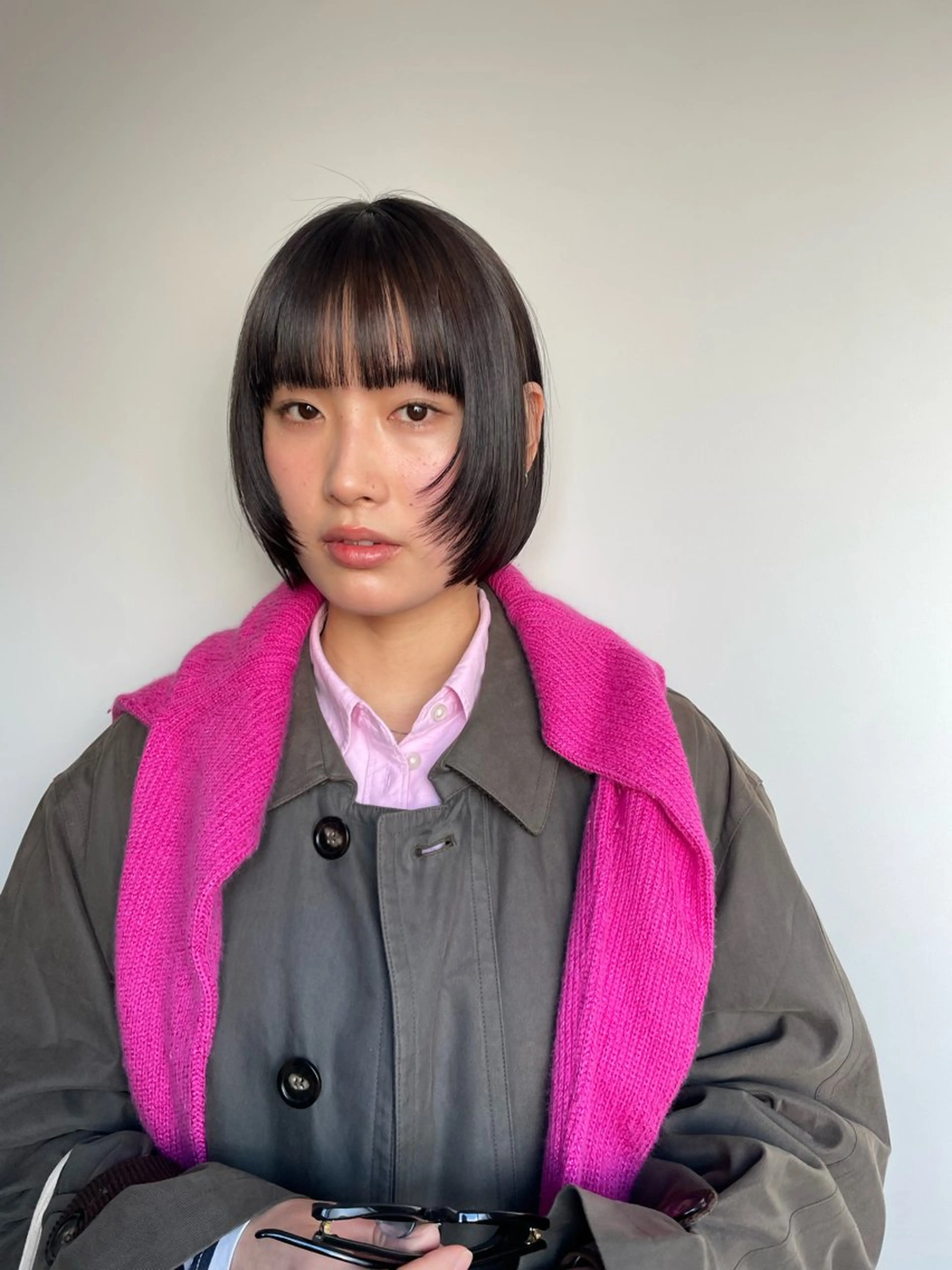 ショート カット ヘアカラー 佐伯 和佳のヘアスタイル