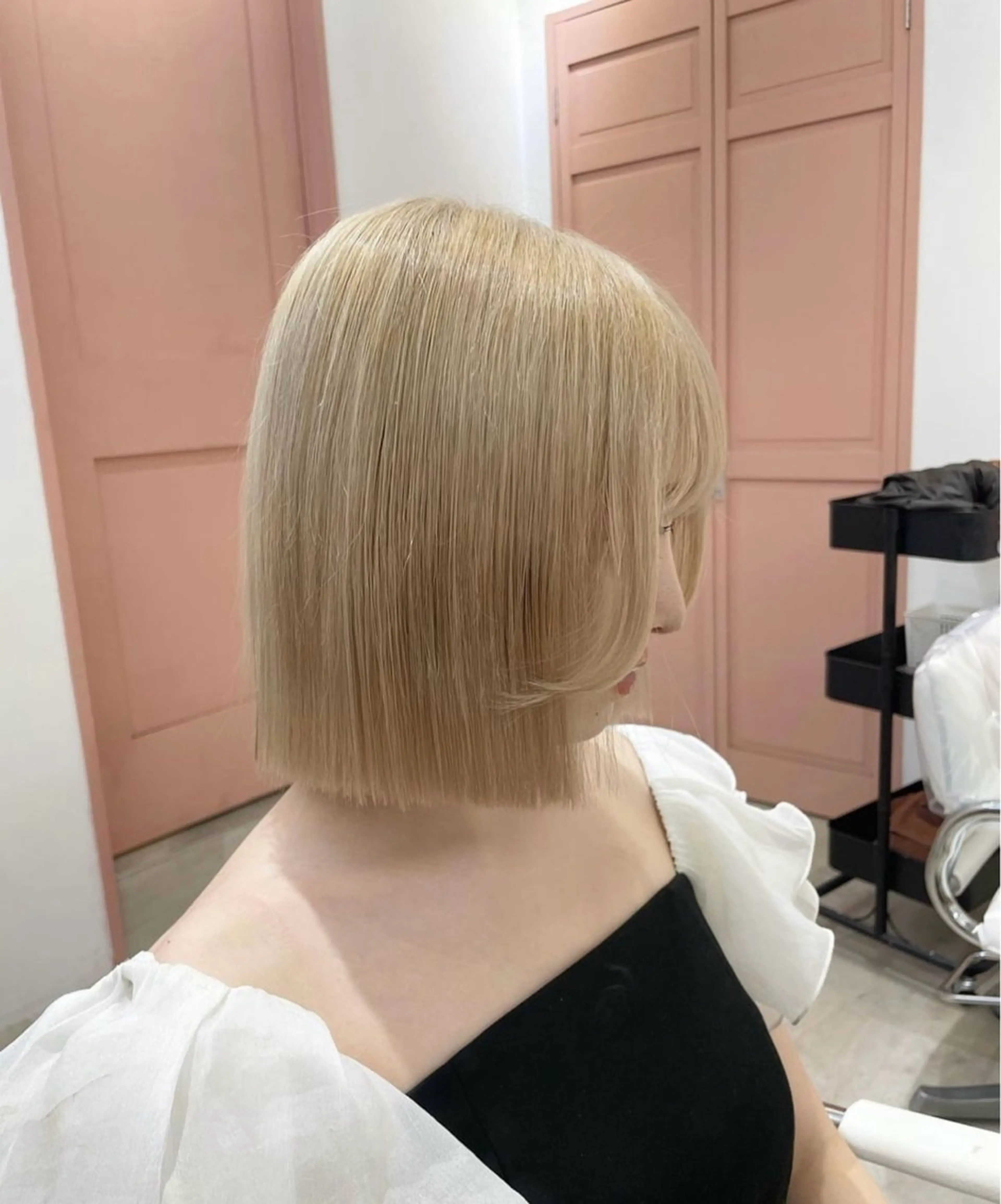 ショート カラー トリートメント ワンホンレイヤー 福岡天神RAIRAのヘアスタイル