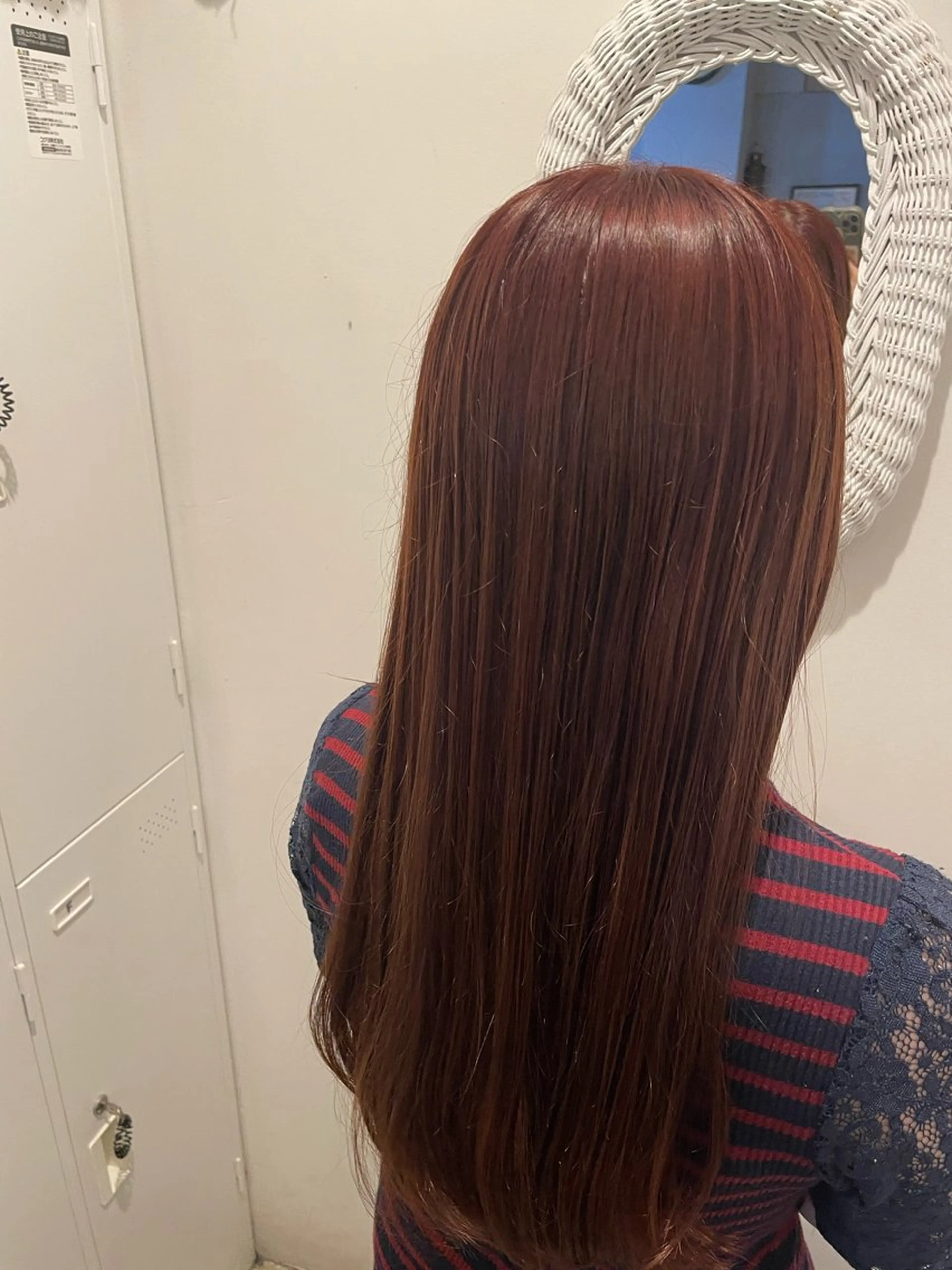 カラー レッドカラー ヘアカラー loty hair design所属・Juri メンズカット募集のヘアスタイル