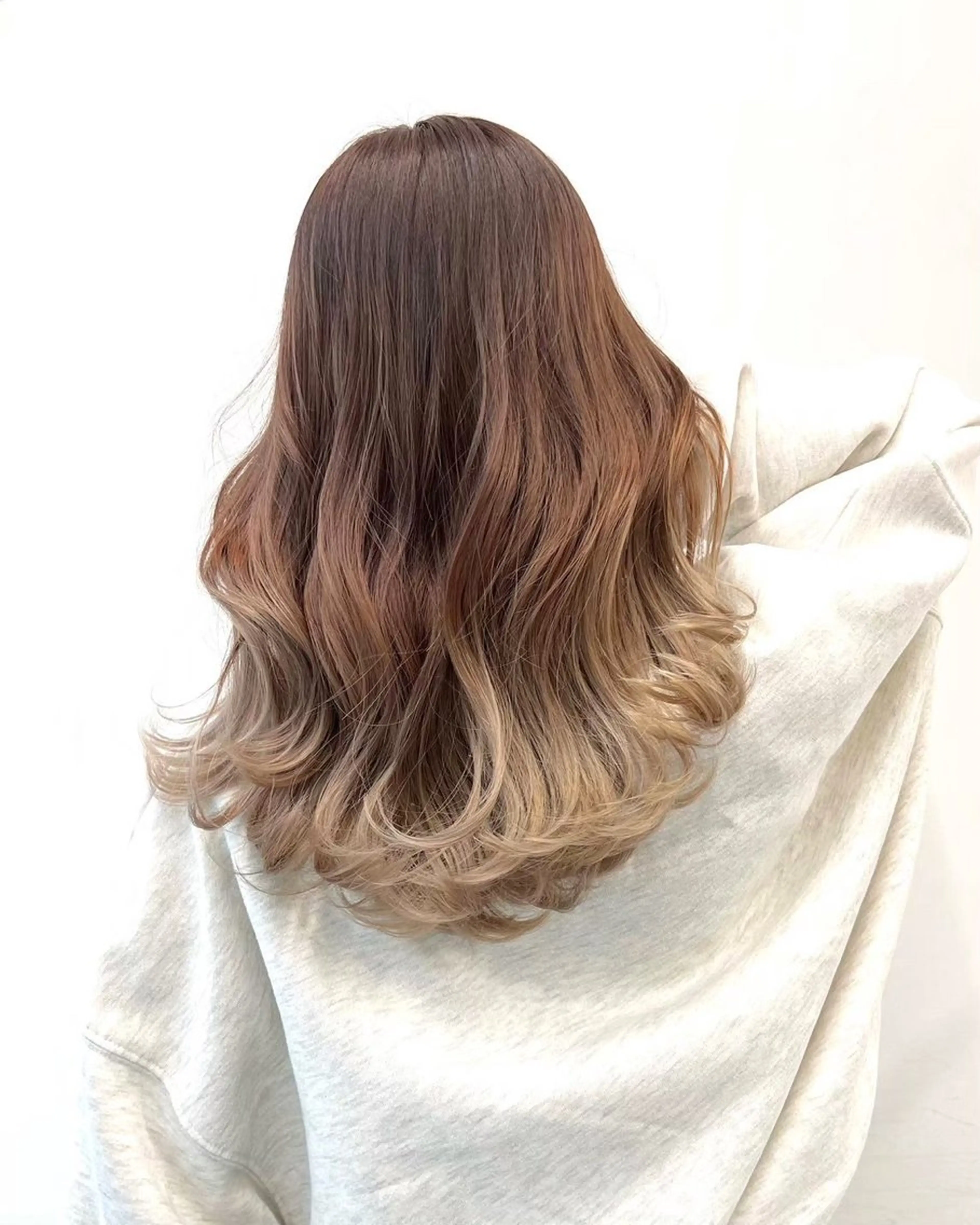 ロング カラー パーマ ロング amble luxe 髪質改善 💕のヘアスタイル