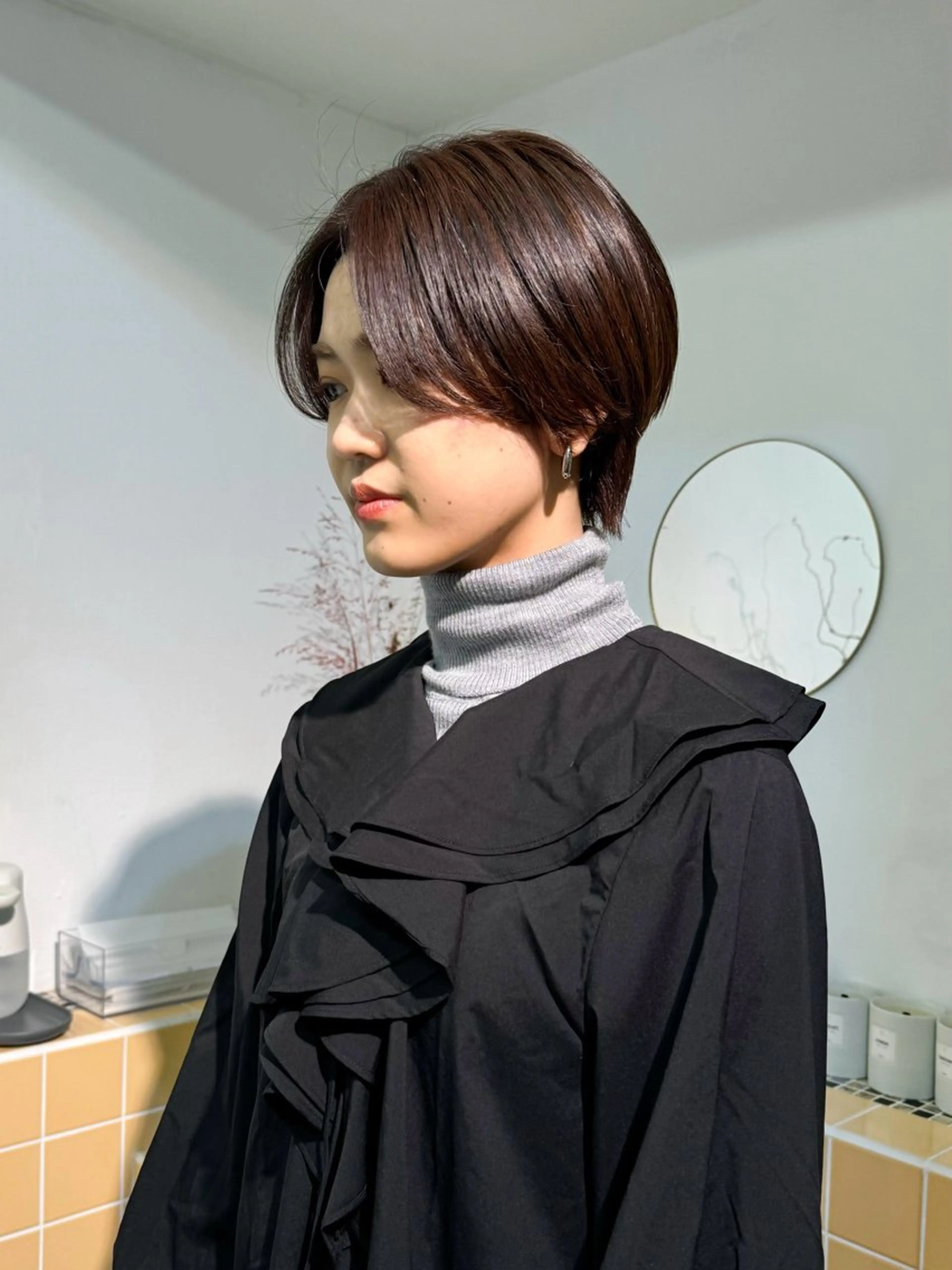 ショート カラー ショートヘア カット ヘアカラー トリートメント Seeknext // Rukaのヘアスタイル