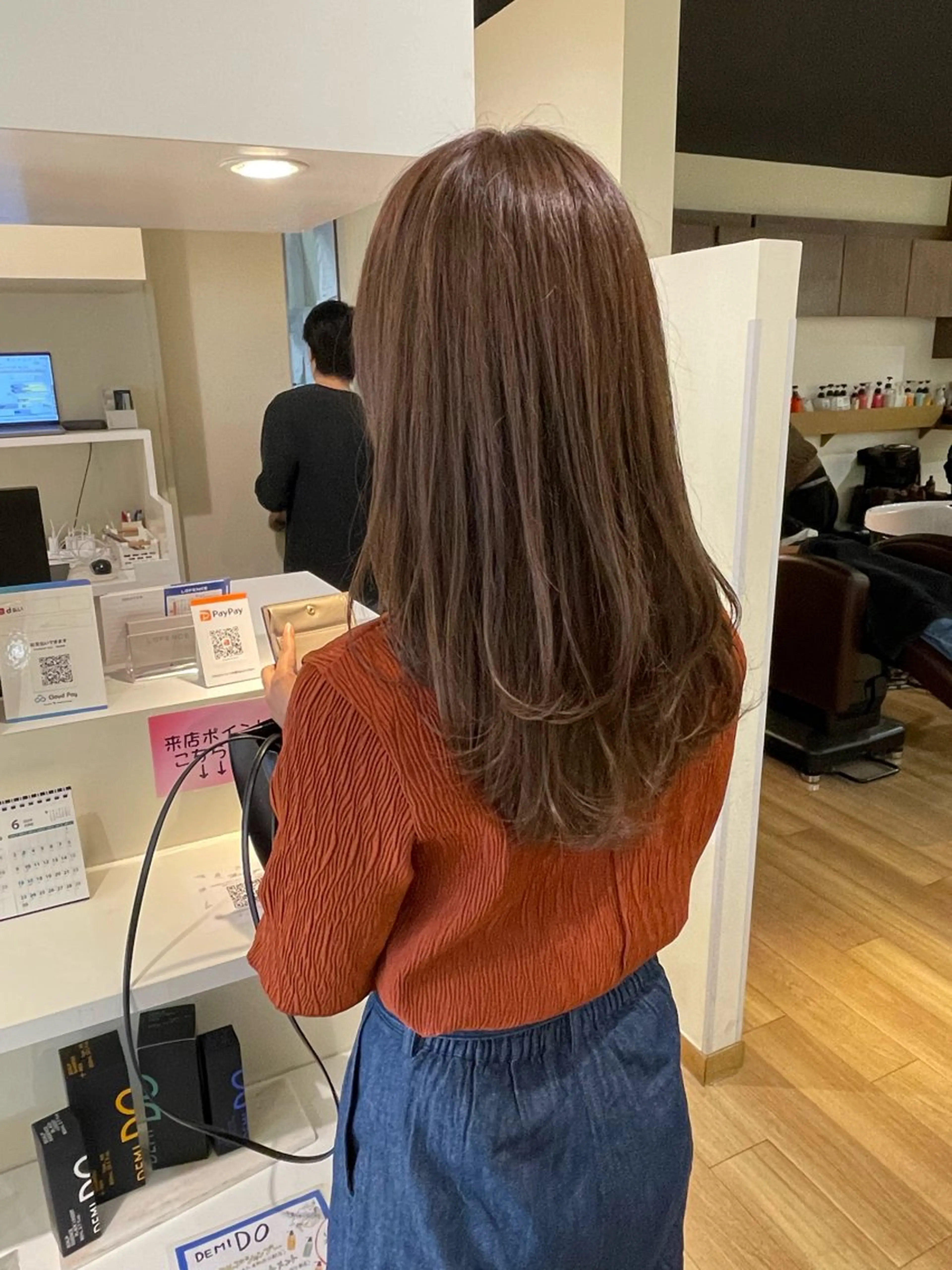 ロング カラー カット ヘアカラー トリートメント 韓国レイヤー🎀/ 顔周り特化🎀/豊田のヘアスタイル