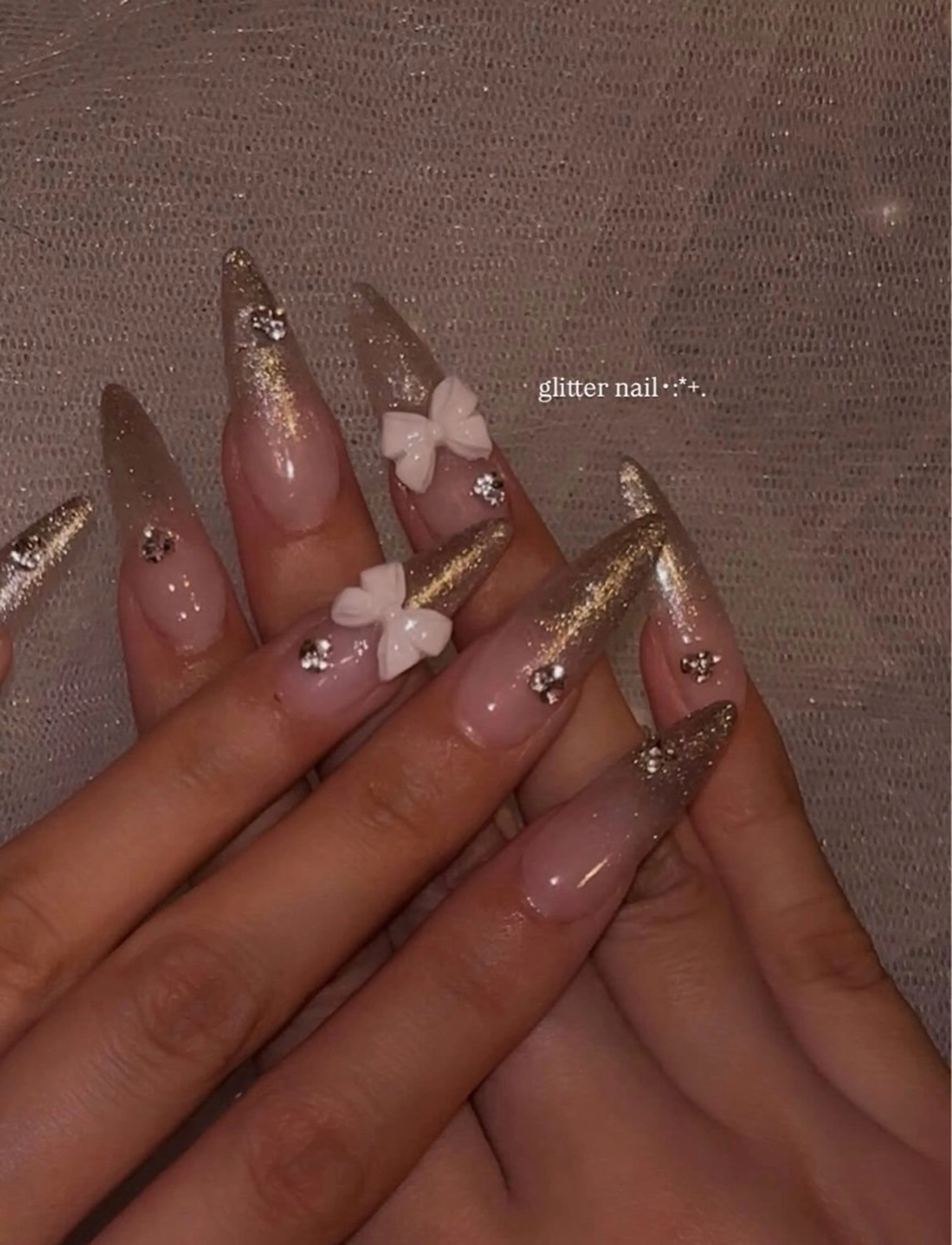 ネイル ラメ(グリッター) ラメグラデーション ワンカラーネイル Sana ♡のネイルデザイン