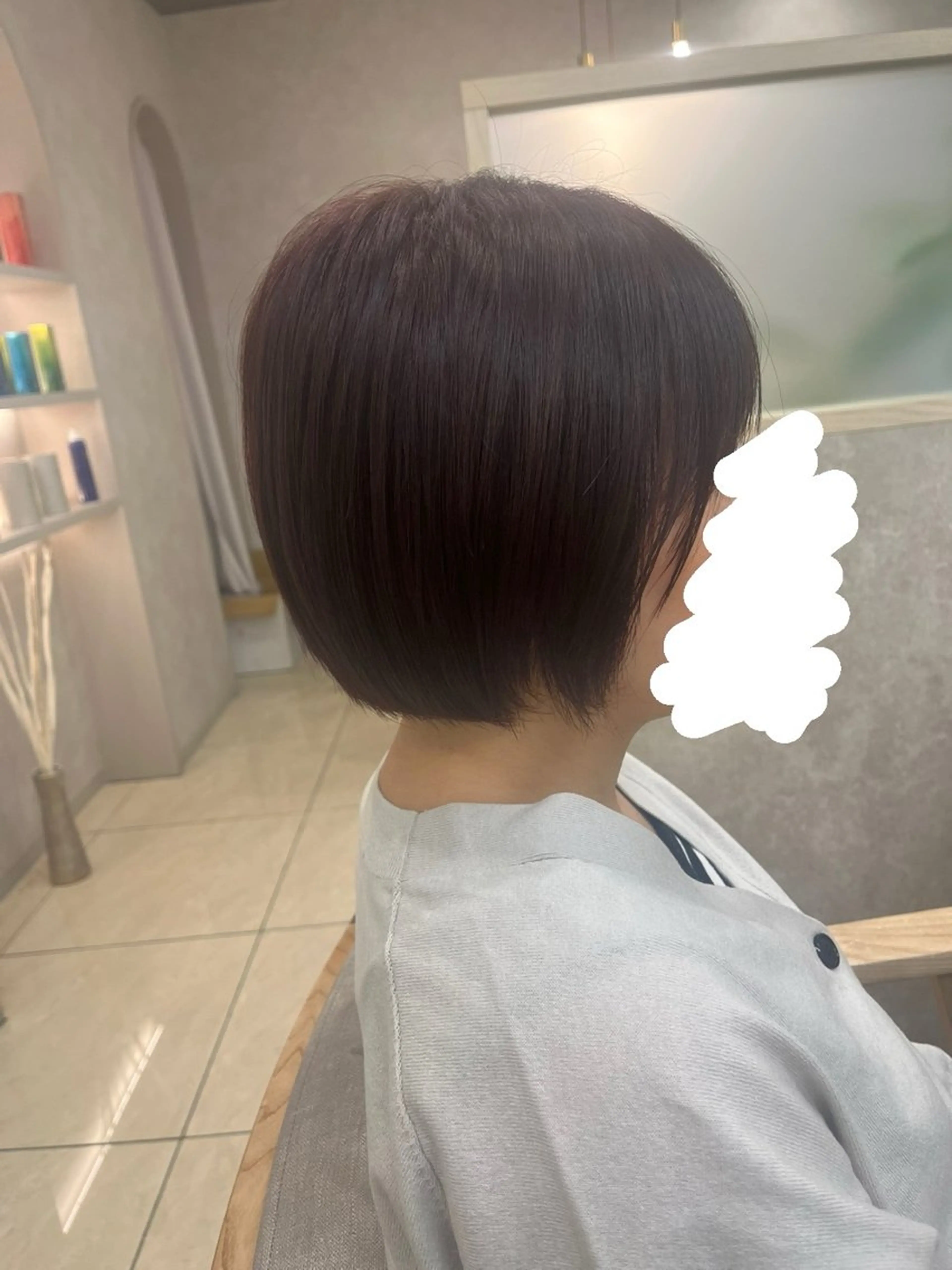 ショート ボブ 髪質改善 トリートメント カット ヘアカラー 美髪/グレイカラー 漆谷妃茉莉🌷のヘアスタイル