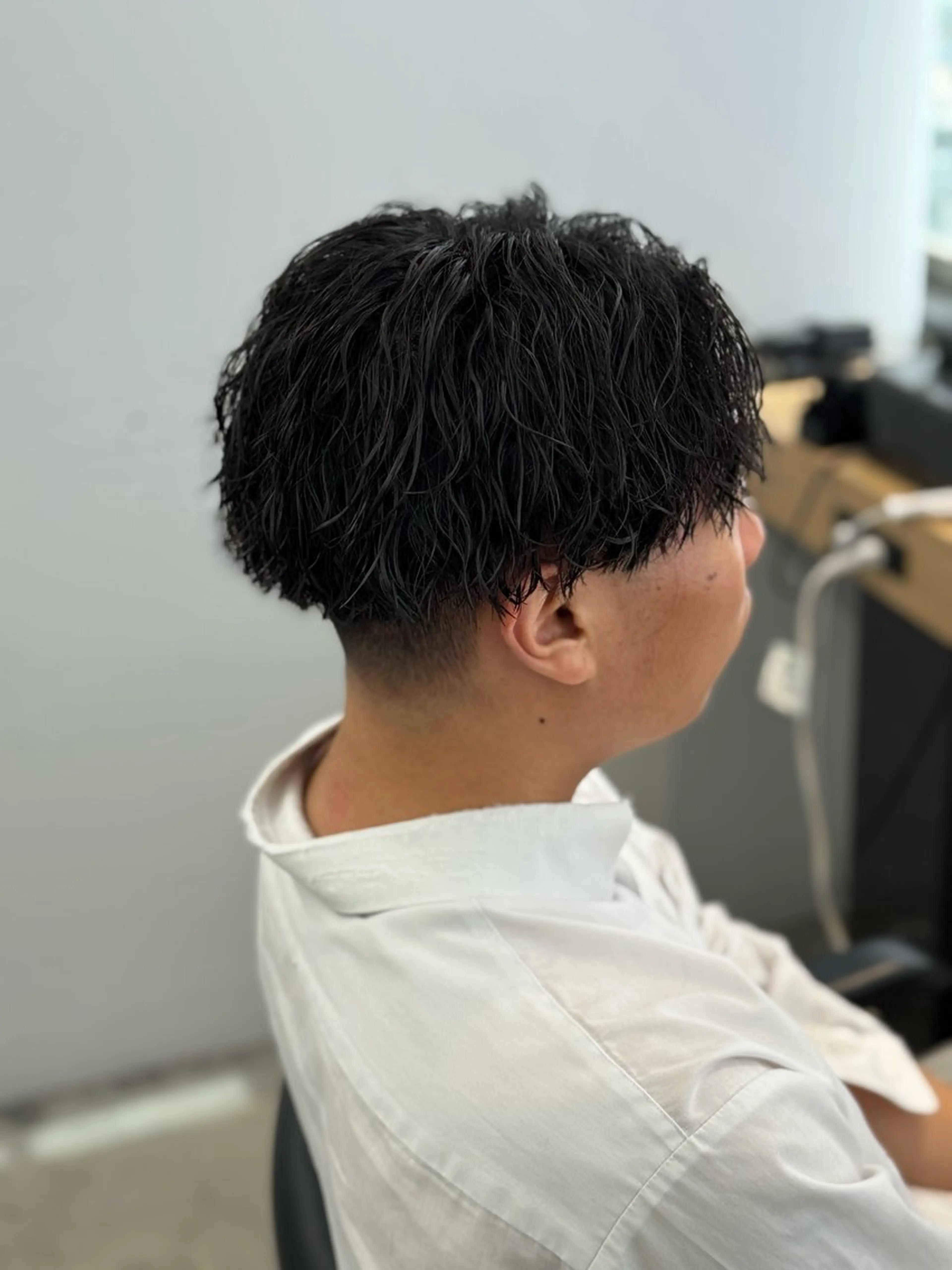 メンズ カット パーマ 🔥フェードパーマ NO.1/LEO🔥のヘアスタイル