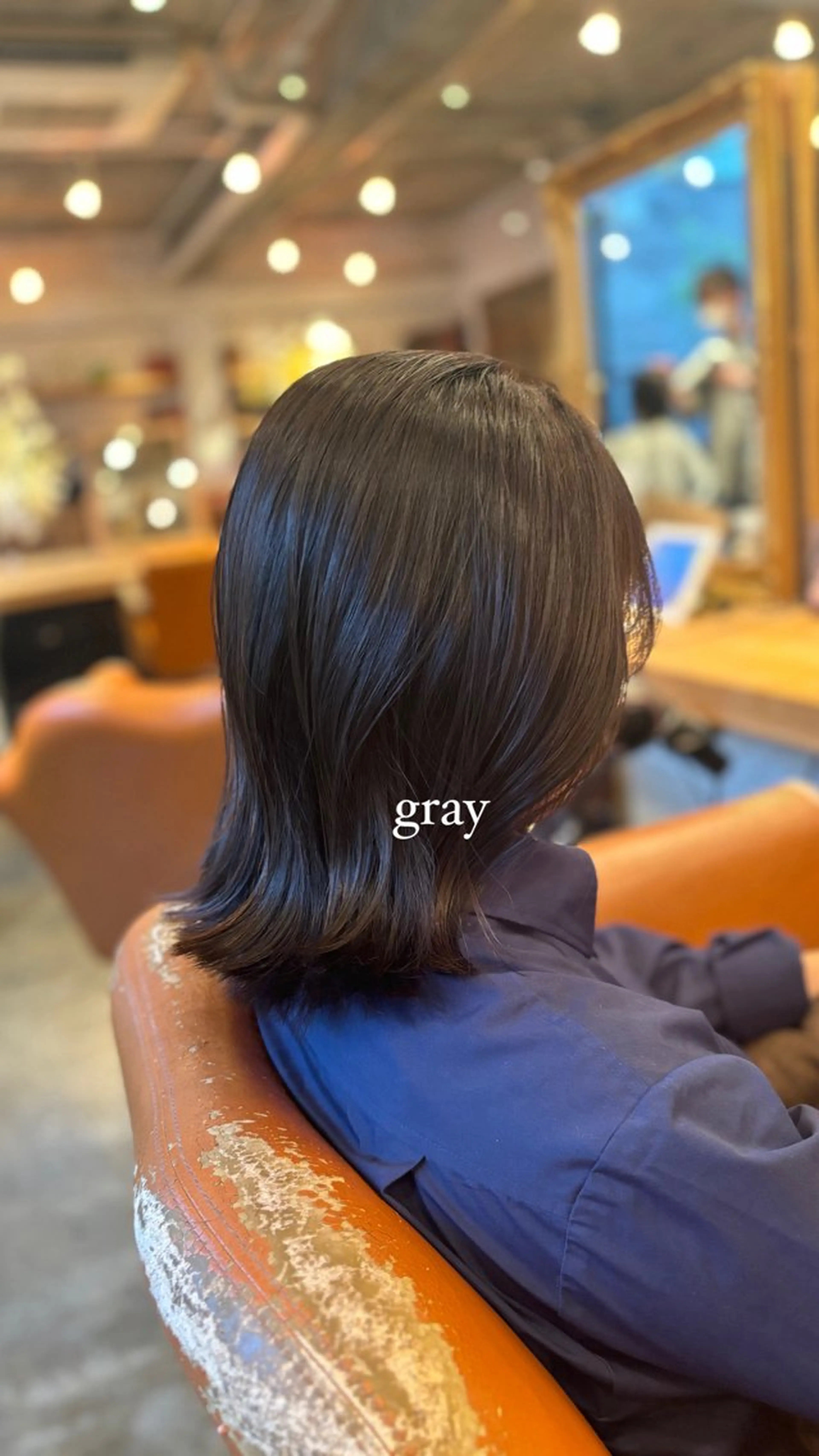 ミディアム カラー 透明感カラー グレージュ 髪質改善カラー ベージュ🤎YUMEのヘアスタイル