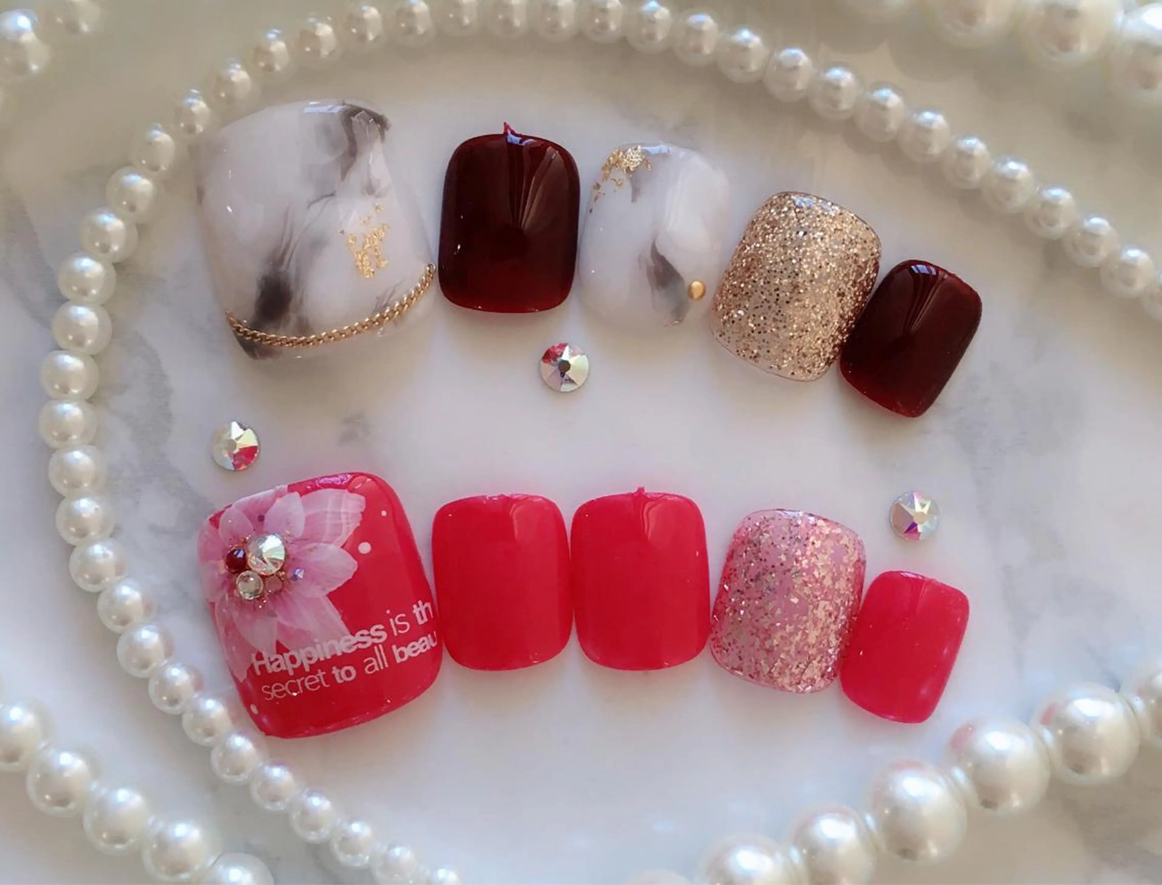 ネイル アートネイル シンプルネイル HALU ハルのネイルデザイン