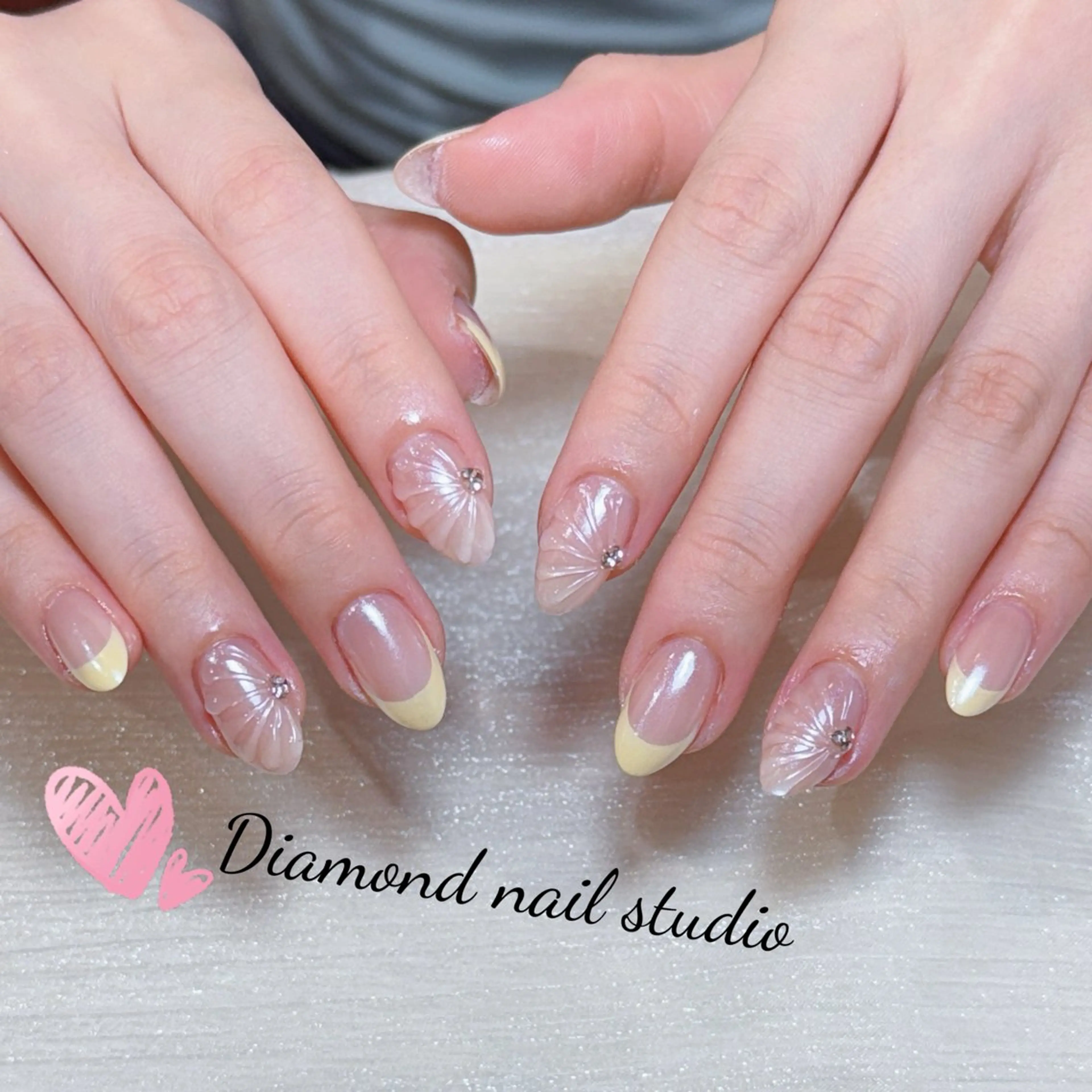 ネイル ハンドネイル ハンドケア Diamond 🧚🏻‍♀️のネイルデザイン