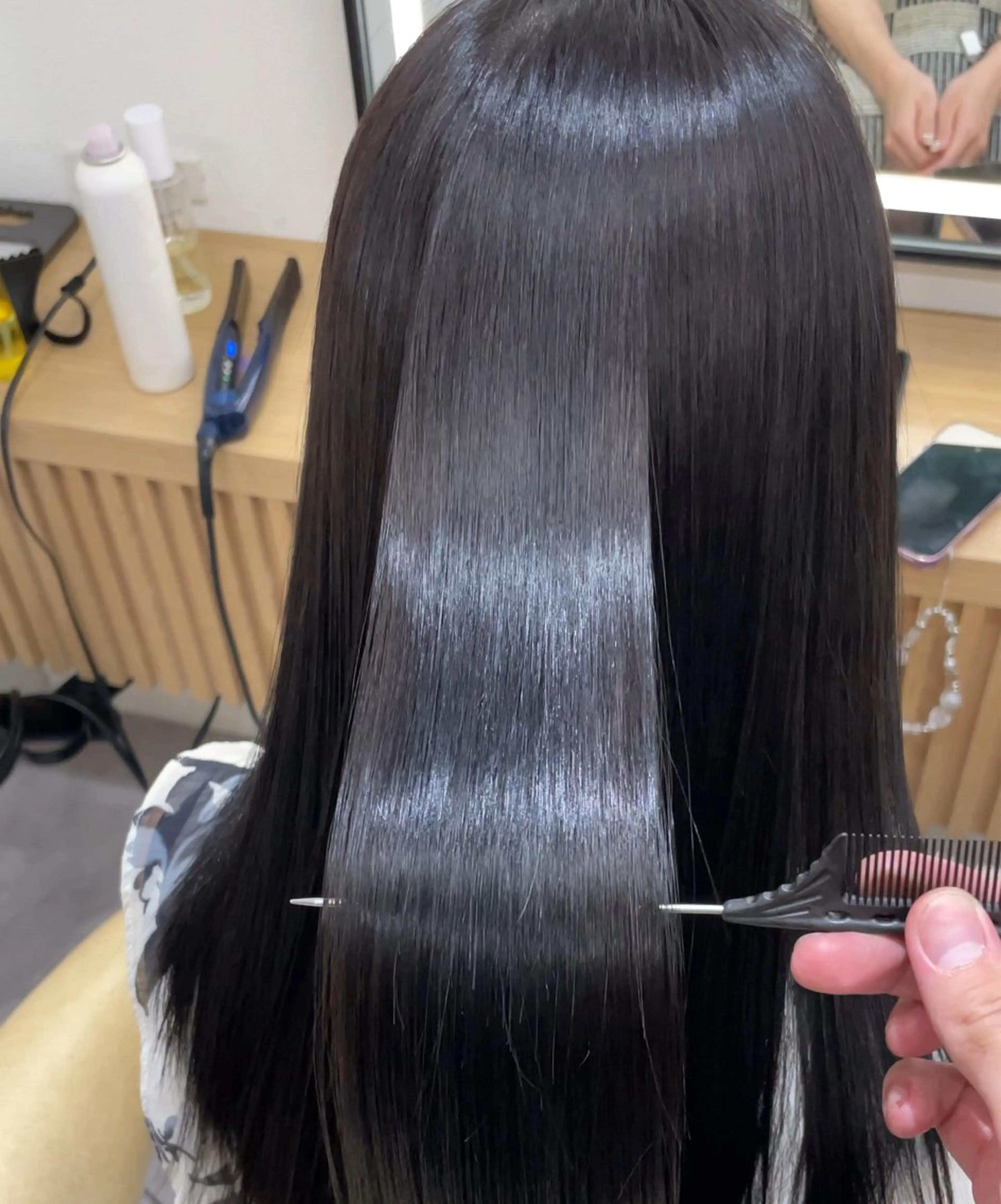 ロング カラー カット ヘアカラー 縮毛矯正 浦和/髪質改善/ボブ 縮毛矯正/大和田拓夢のヘアスタイル