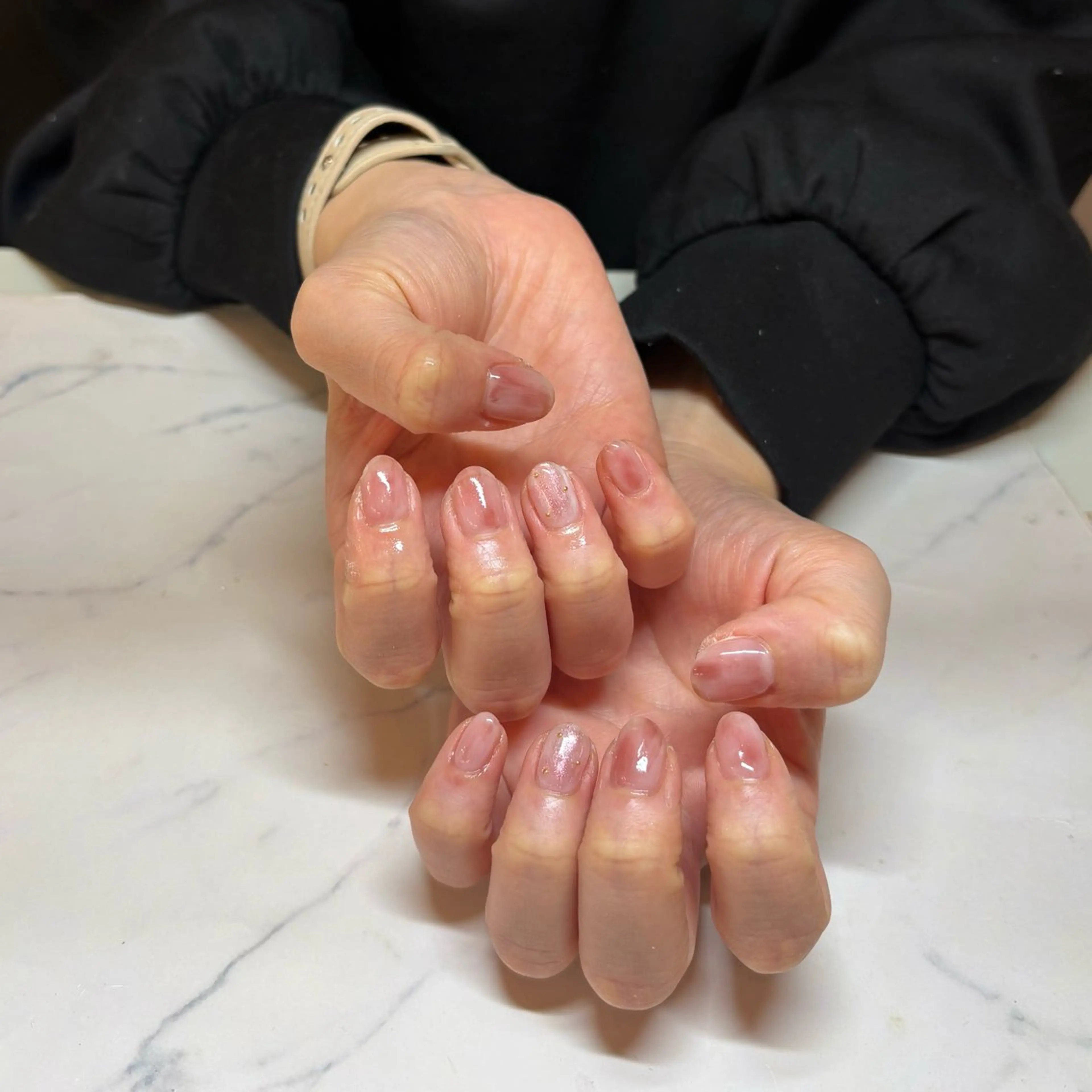 ネイル ニュアンスネイル 💫 さりのネイルデザイン