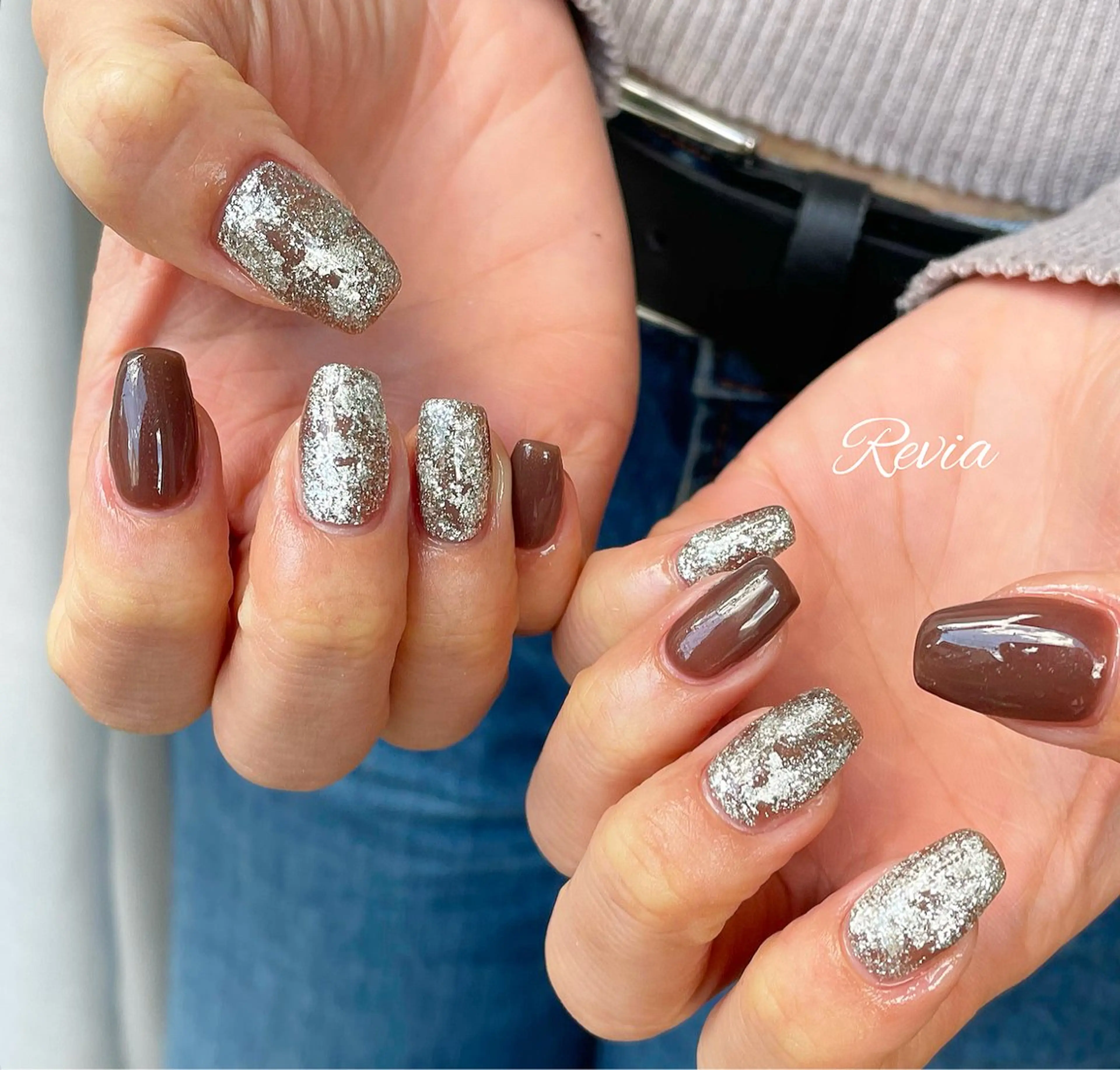 ネイル ハンドネイル revia所属・ERI Nailistのネイルデザイン