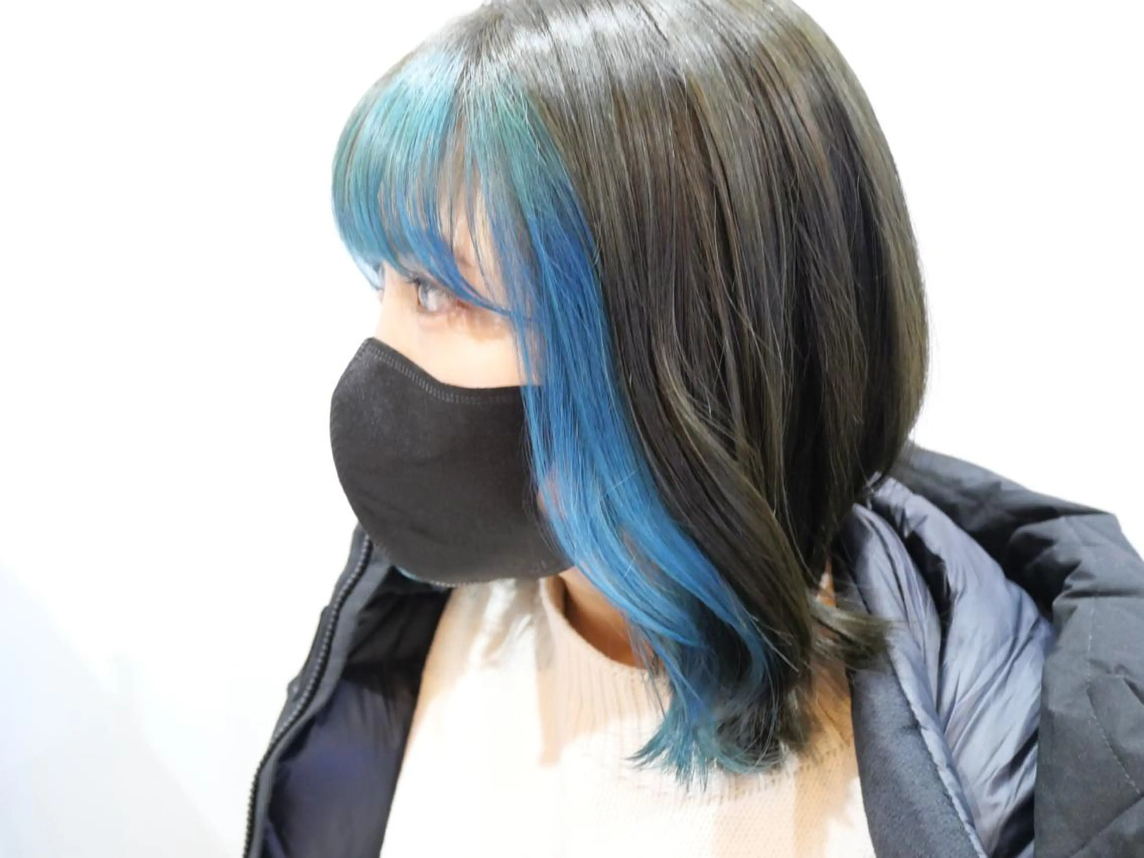 ミディアム カラー カット ヘアカラー トリートメント neon  hair亀戸店所属・🌈neonhair 透明感✨カラー🌈のヘアスタイル