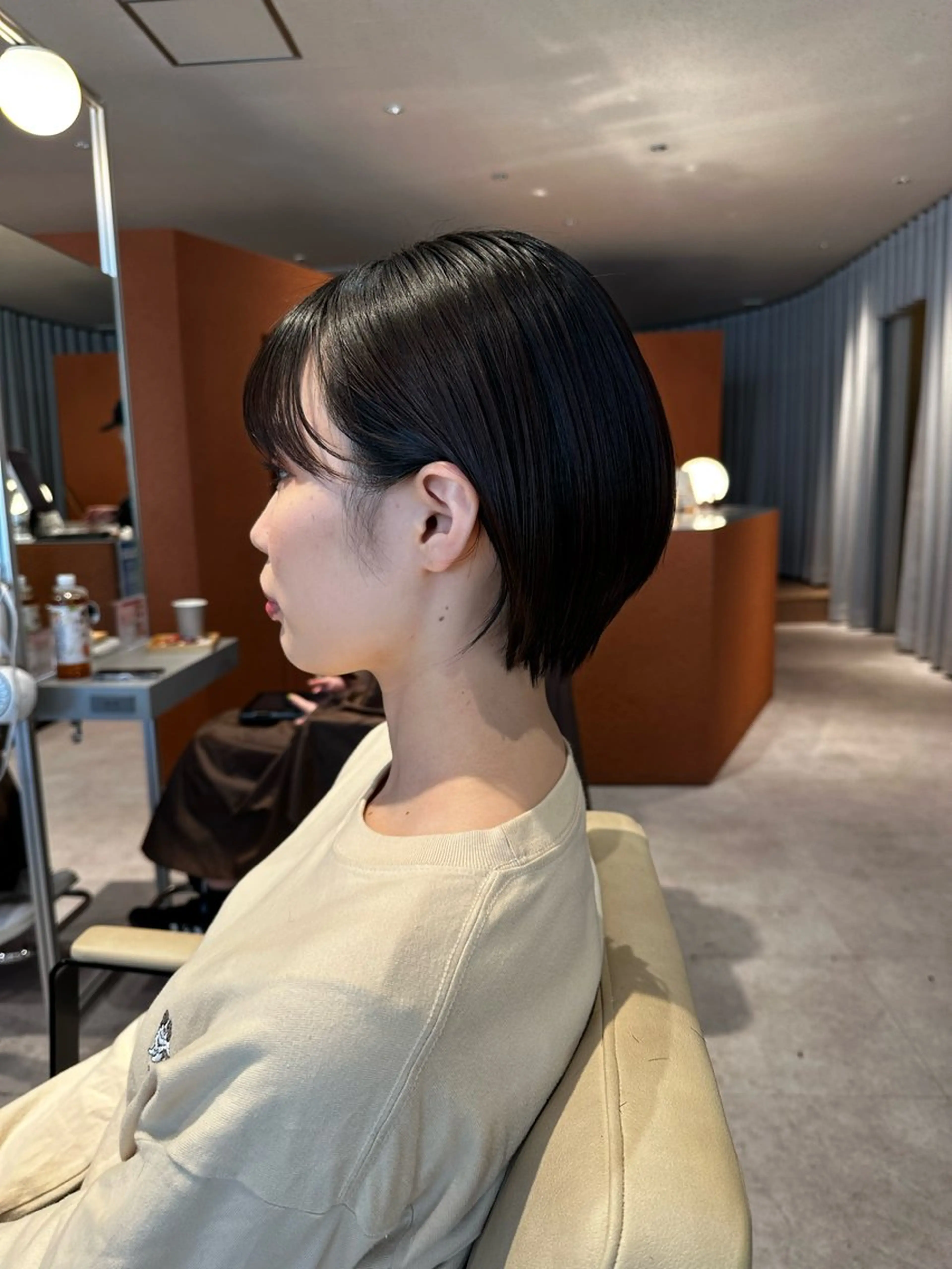 ショート カラー ✂︎ショート/パーマ /銀座/✂︎西岡のヘアスタイル