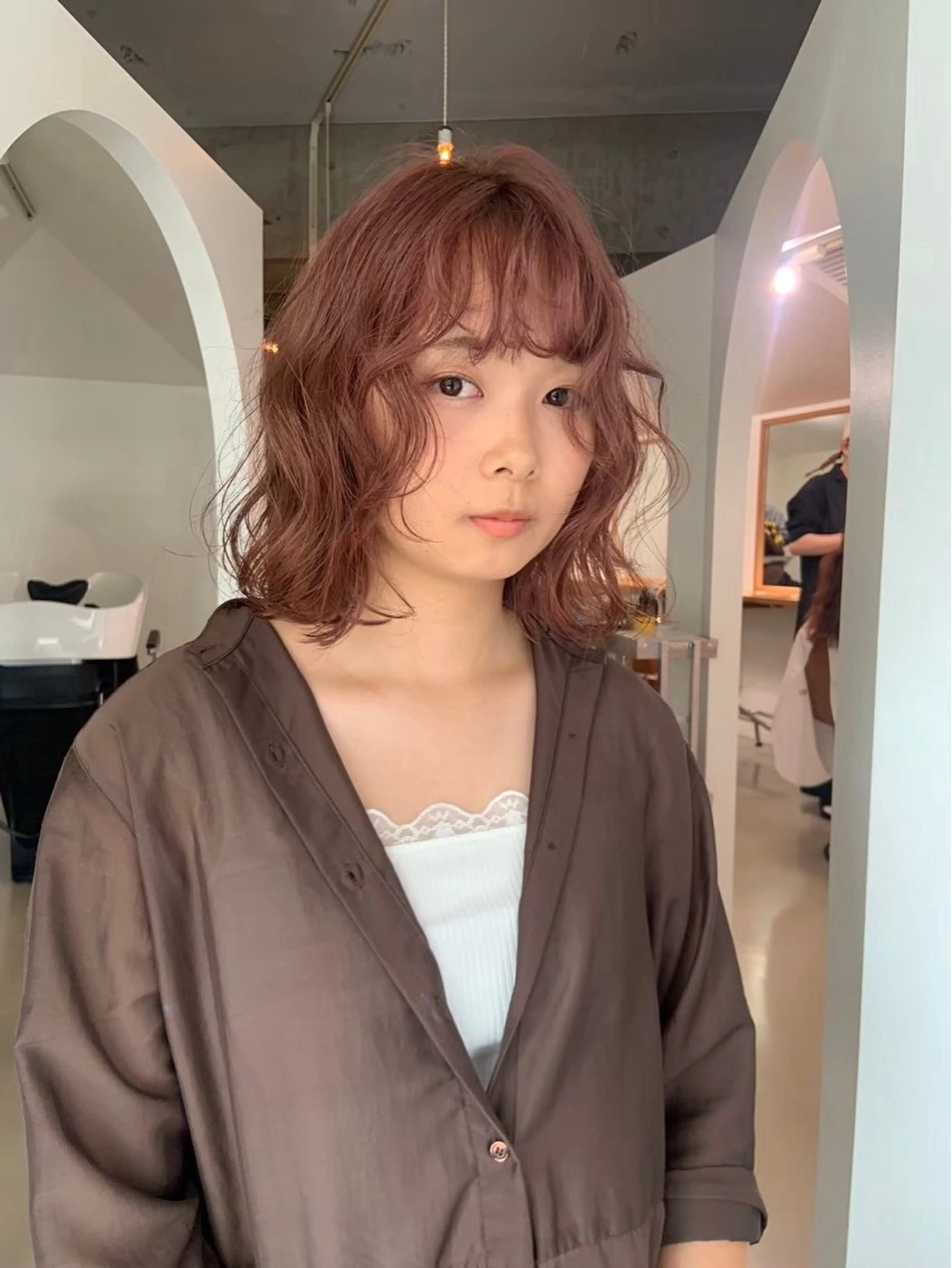 ショート カット ヘアカラー トリートメント mirai/レイヤー ブリーチ/ハイトーンのヘアスタイル