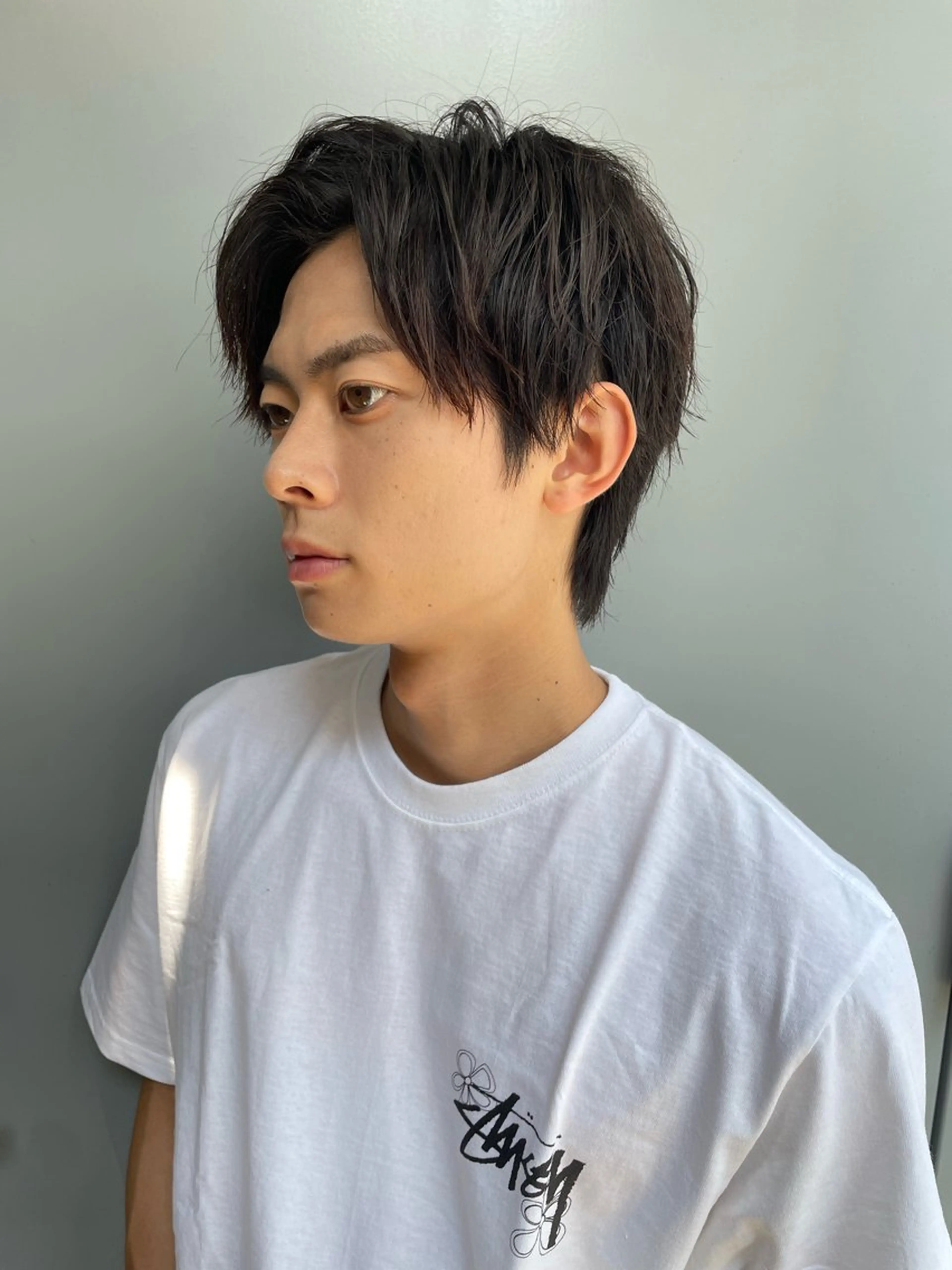 メンズ センターパート マッシュ メンズパーマ カット トリートメント 【髪質改善サロン】 🌟だいち🌟のヘアスタイル