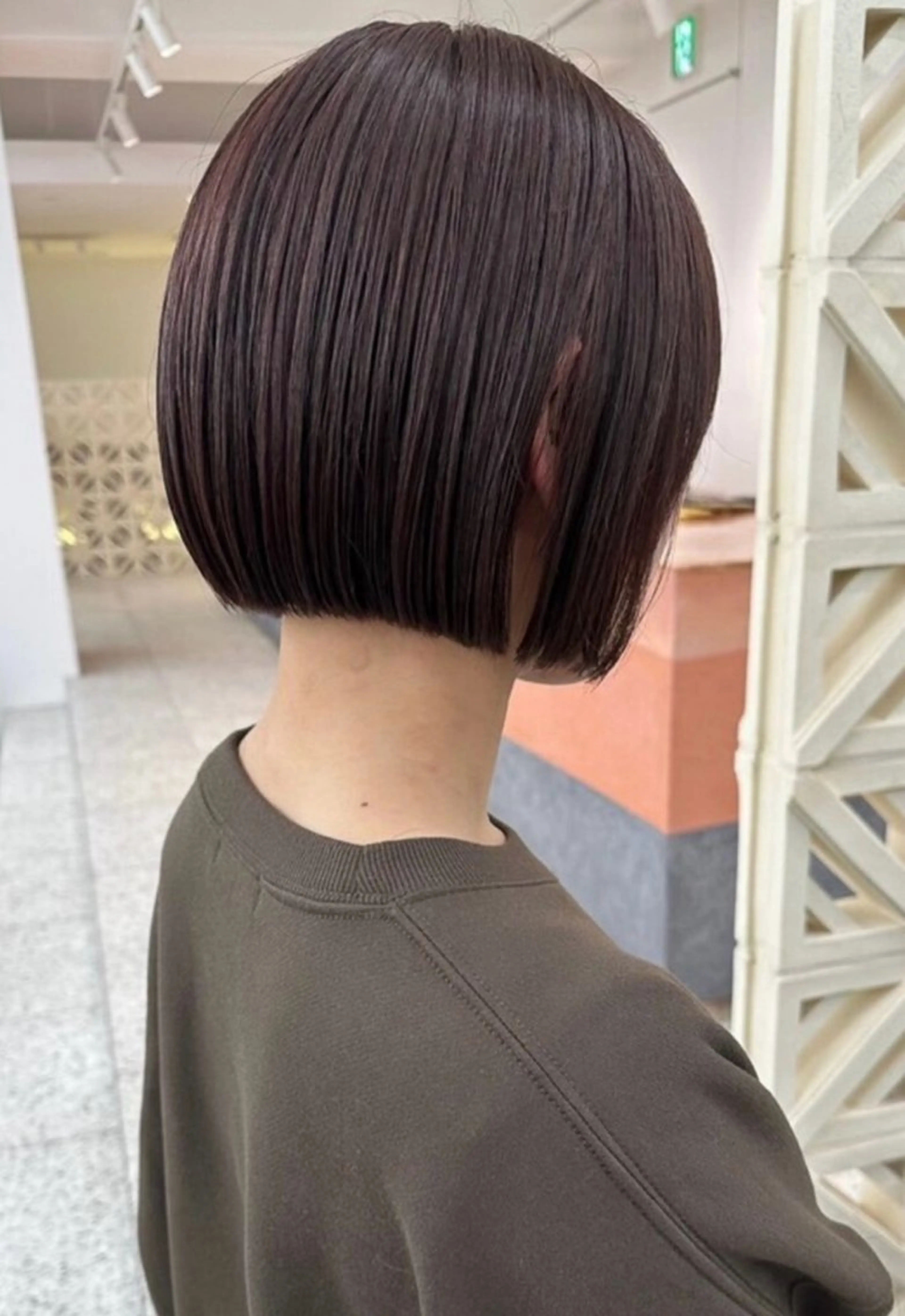 ショート カット ヘアカラー トリートメント noe tton所属・あゆな/名古屋/ ボブ/透明感カラーのヘアスタイル