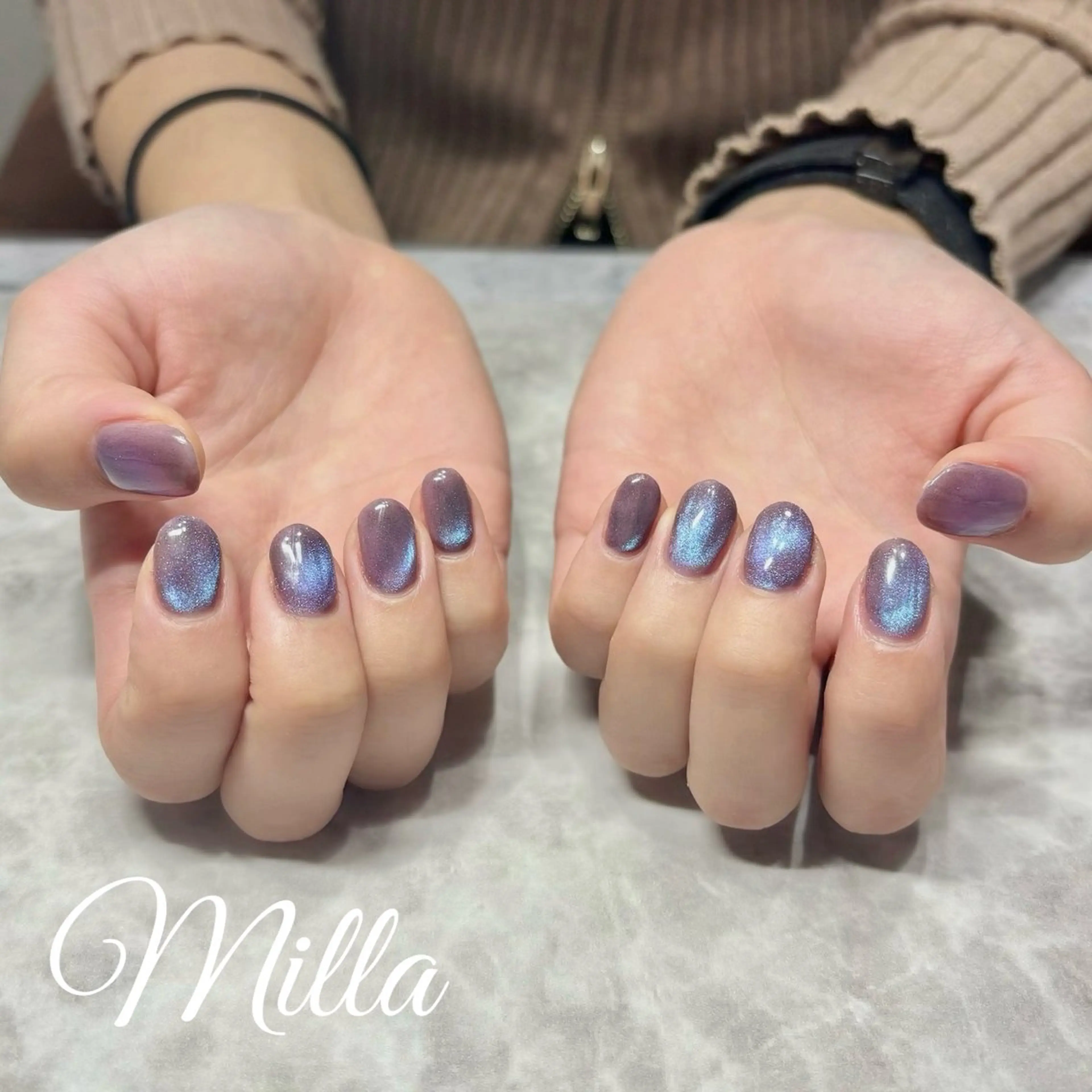 ネイル マグネットネイル Nail Salon Milla / ミラのネイルデザイン