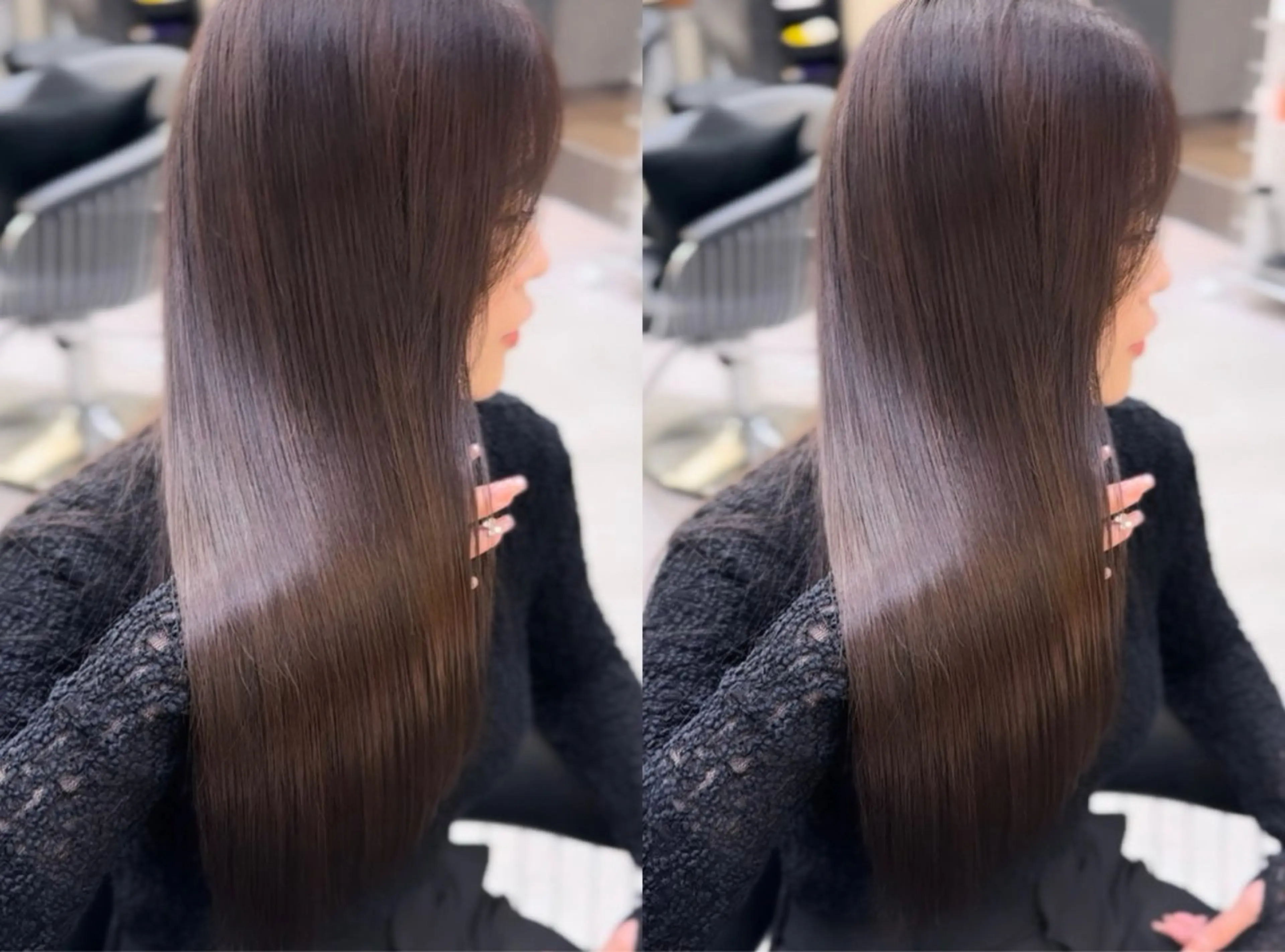 ロング カット トリートメント JUNYA 海外ガールヘアのヘアスタイル