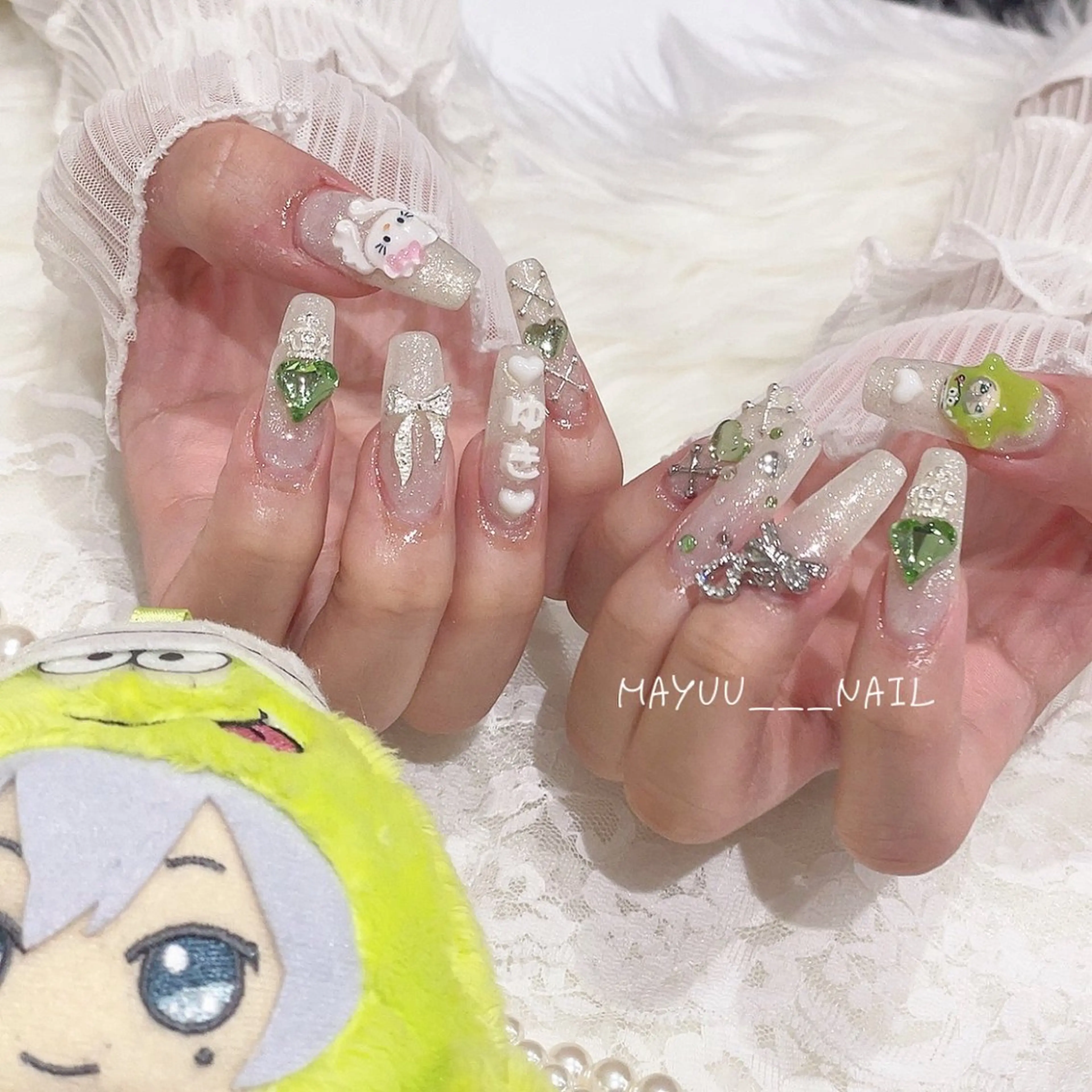 ネイル 🎀 Mayu 🎀痛ネイルのネイルデザイン