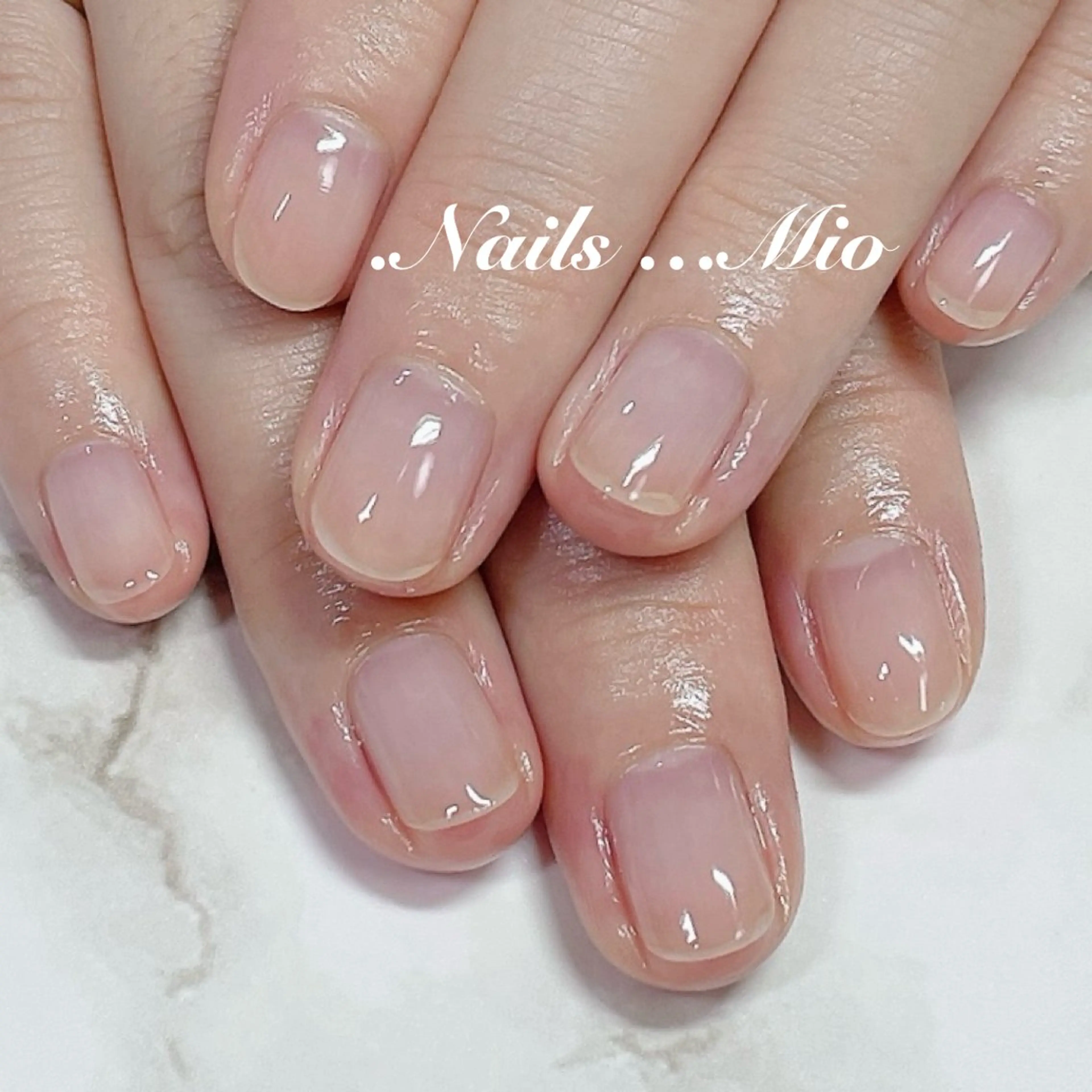 ネイル クリアネイル .Nails Mio 赤羽西ネイルサロンのネイルデザイン