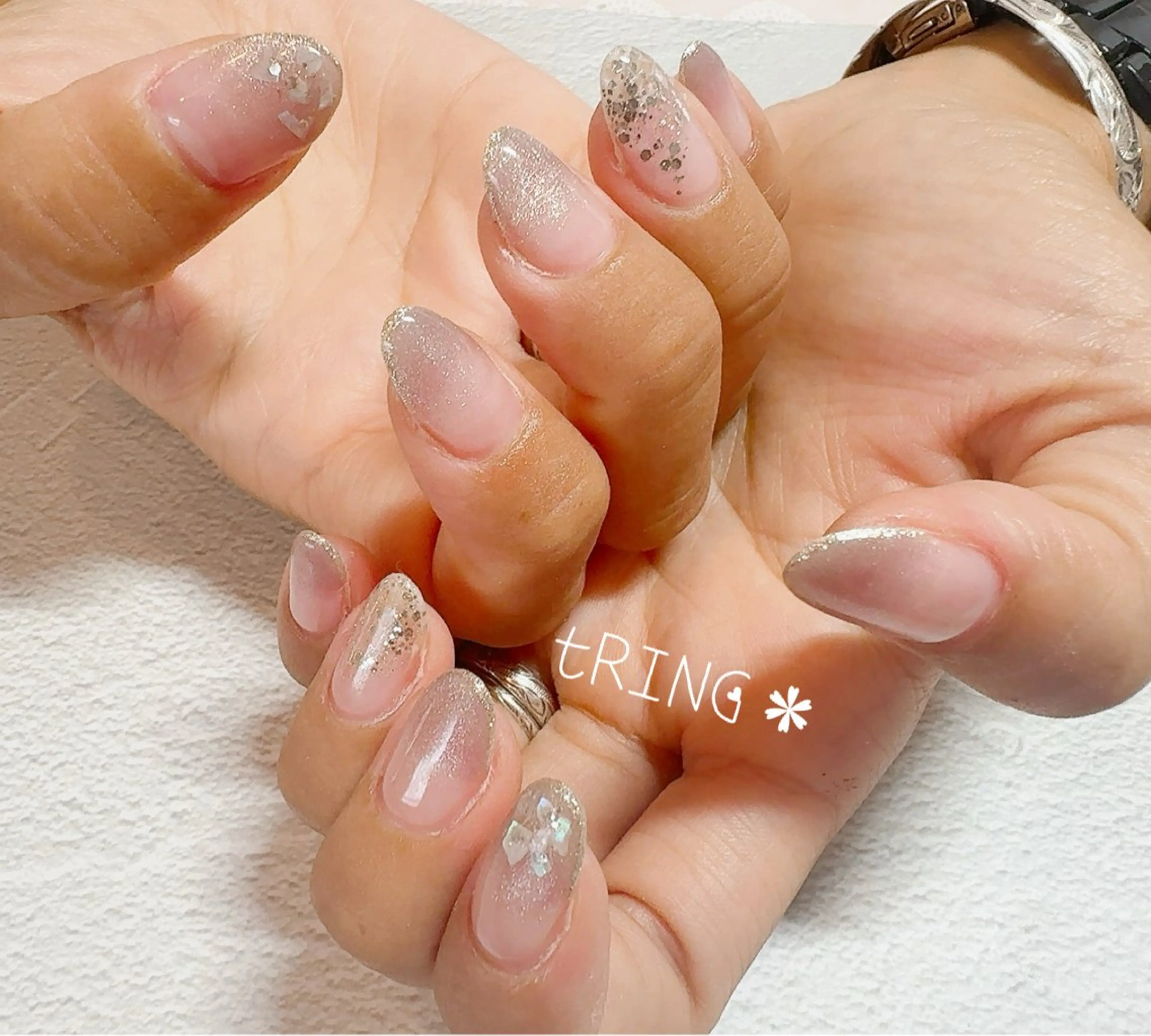 ネイル ハンドネイル tRING＊ しいの木台のネイルデザイン