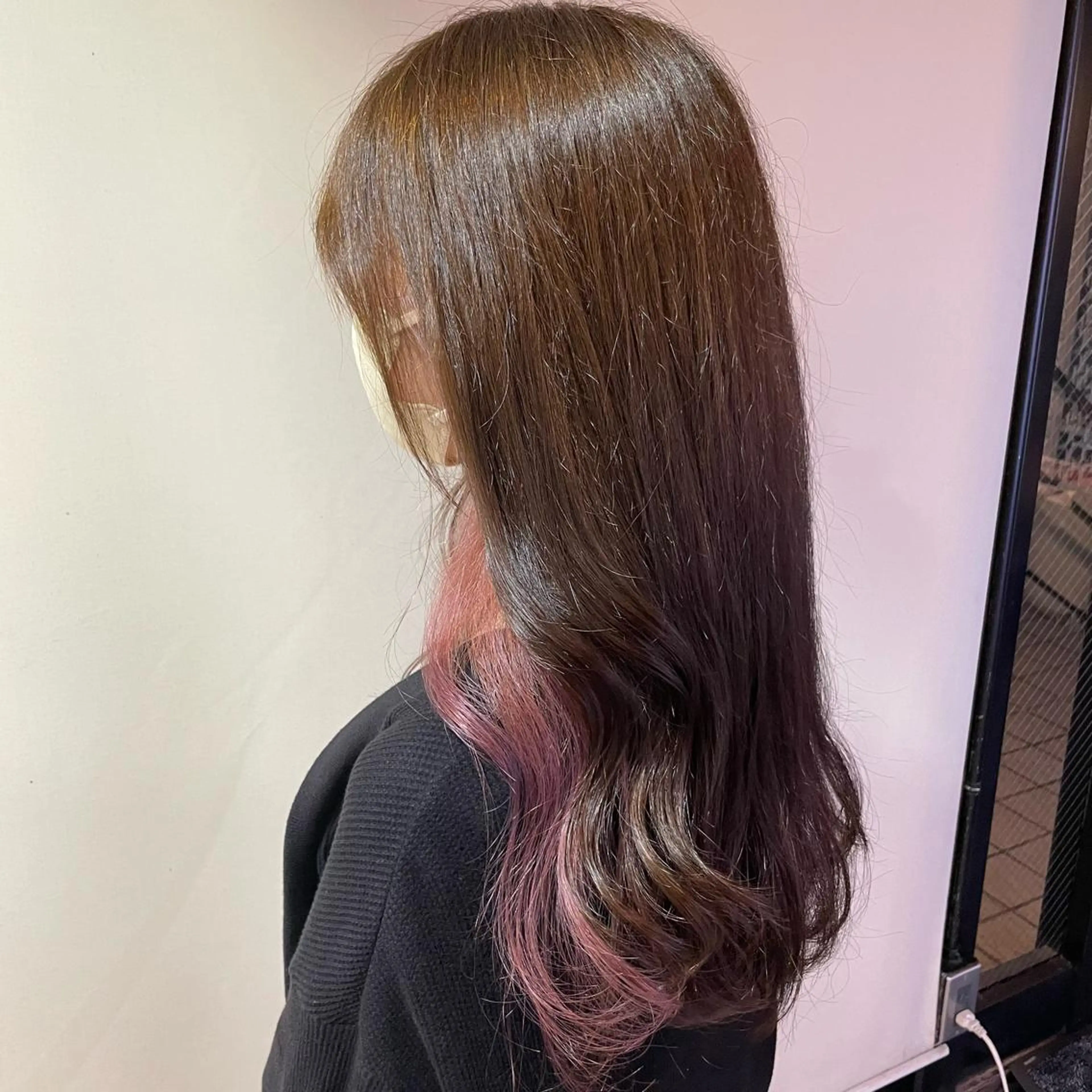 セミロング カット ヘアカラー トリートメント 艶髪/巻ける縮毛矯正 /髪質改善naoのヘアスタイル