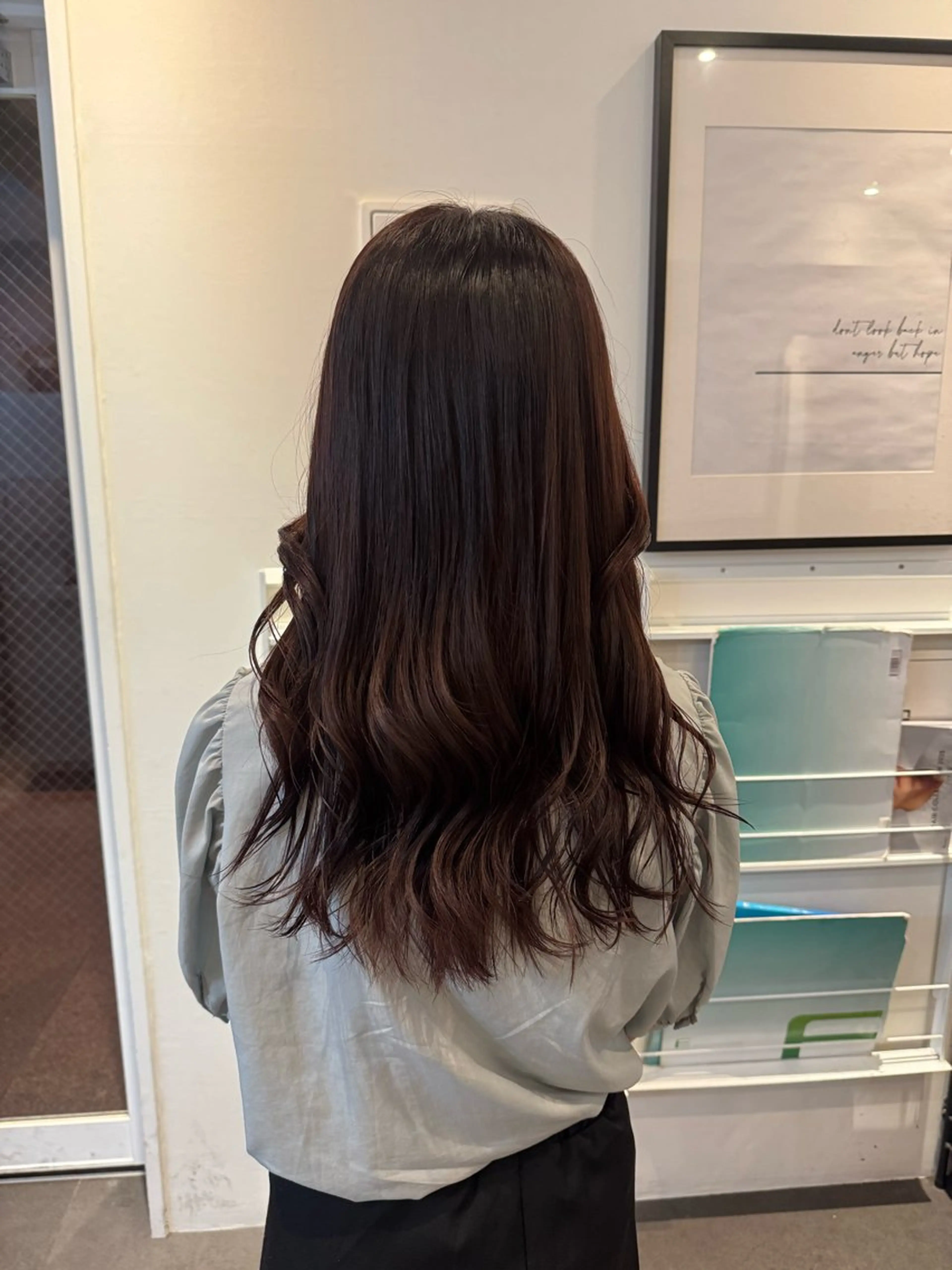 カラー ブラウンカラー レッドカラー ヘアカラー La fith hair charme 渋谷店【ラフィス ヘアー シャルム】所属・🤎艶カラー/縮毛/ クルミ🤎のヘアスタイル