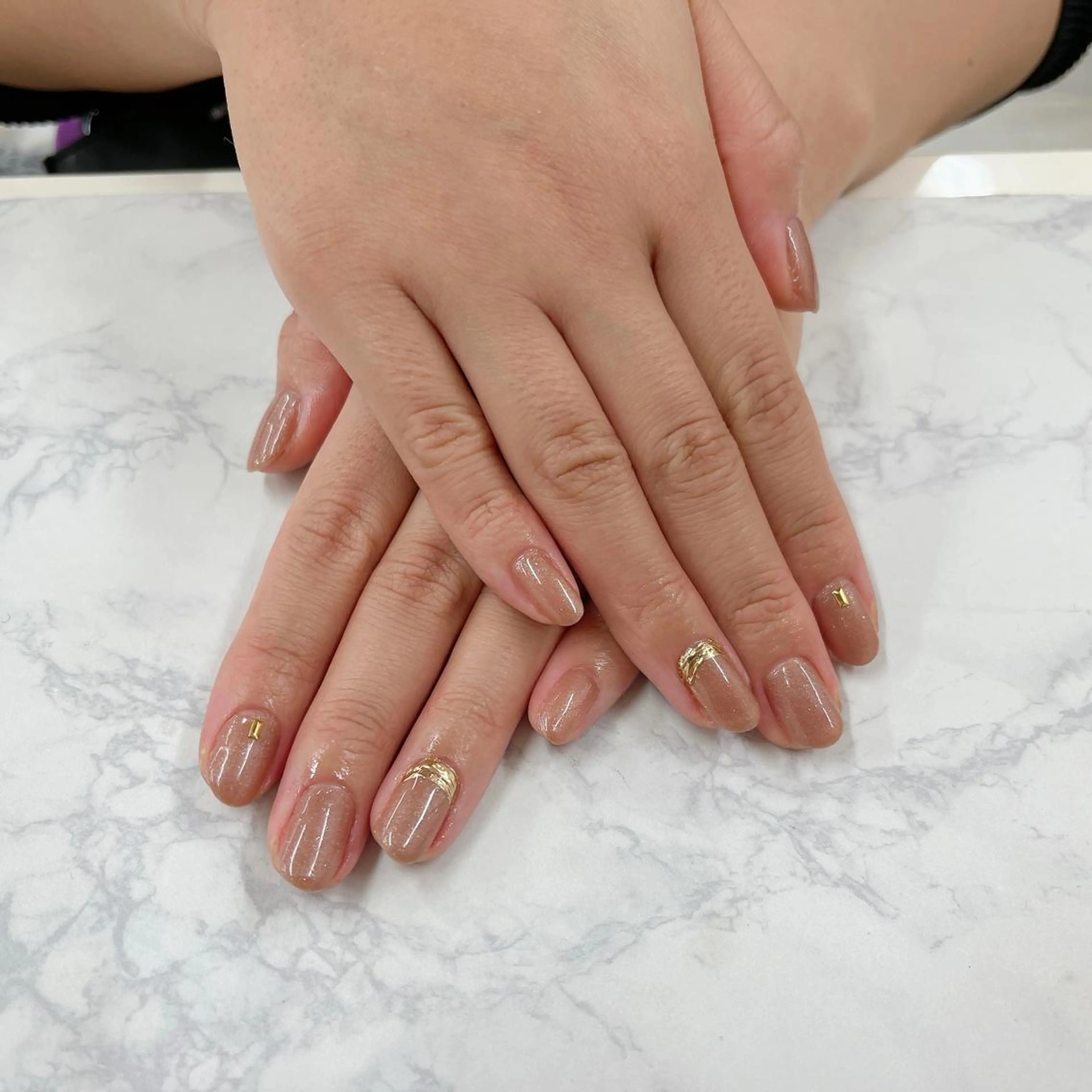 ネイル アートネイル ミラーネイル ワンカラーネイル Bianca TORII🌞のネイルデザイン