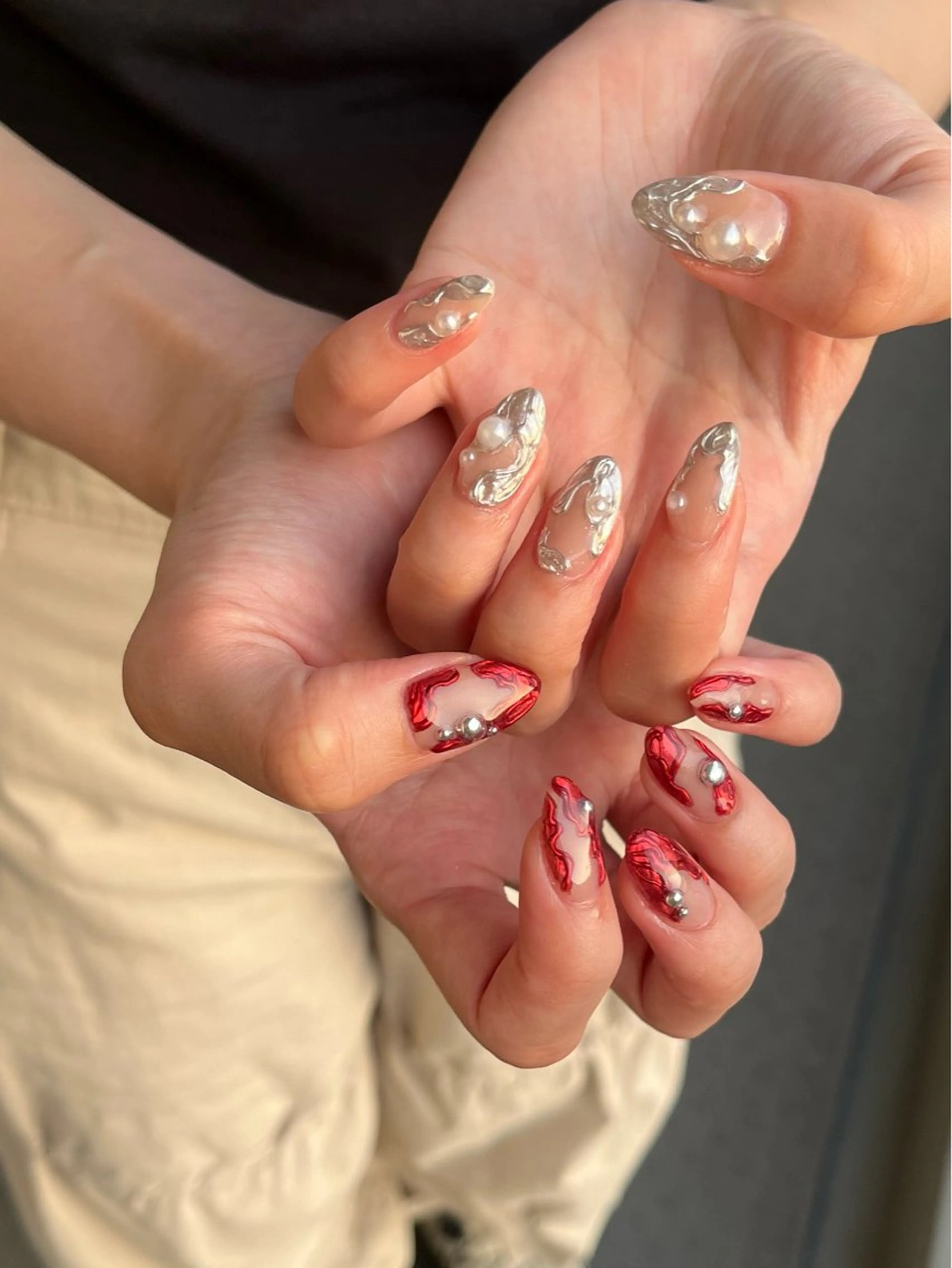 ネイル ハンドネイル フットネイル Nailsalon Fave/Rinaのネイルデザイン