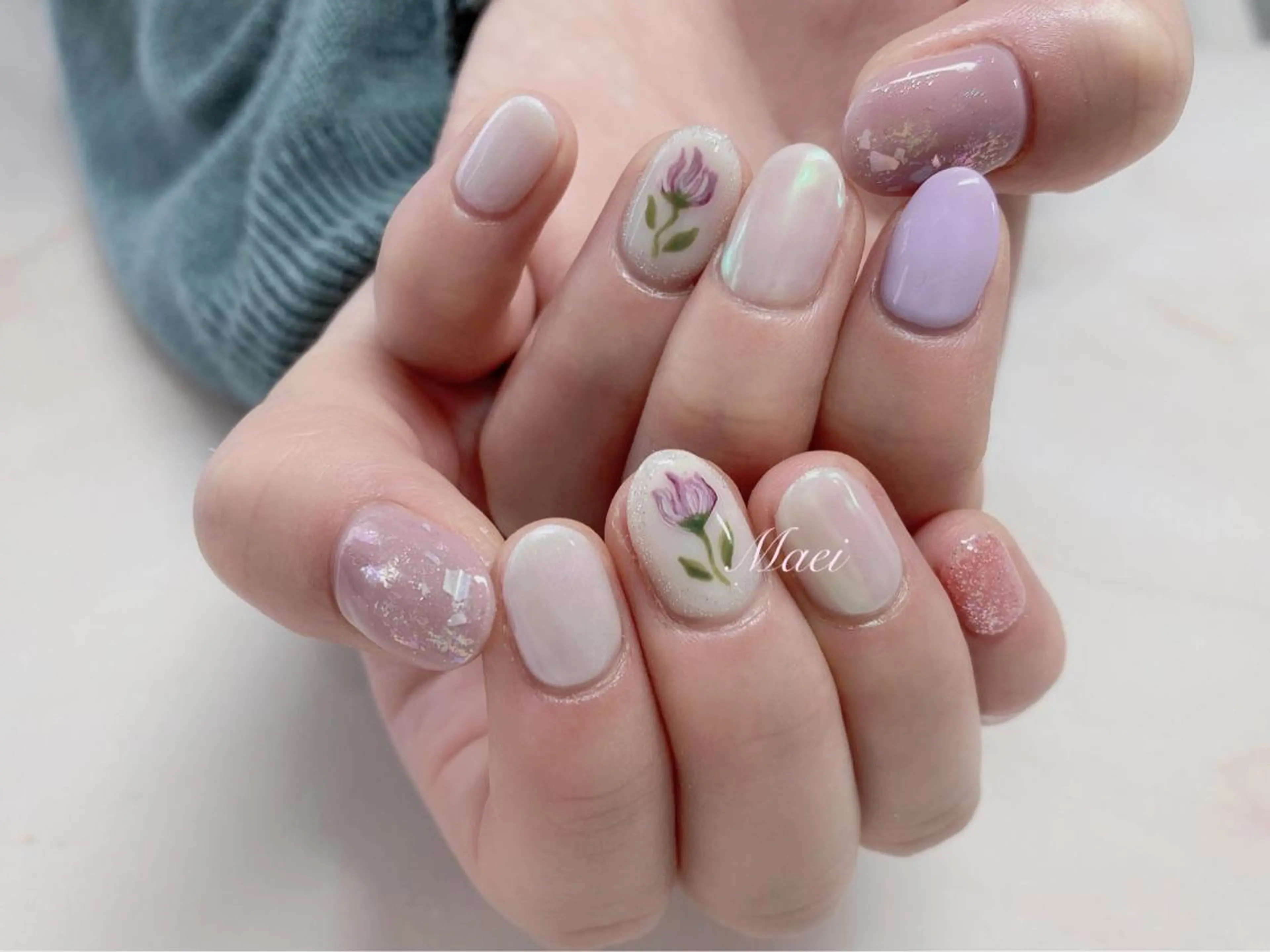ネイル ハンドネイル ハンドケア NIMO ネイルサロンのネイルデザイン