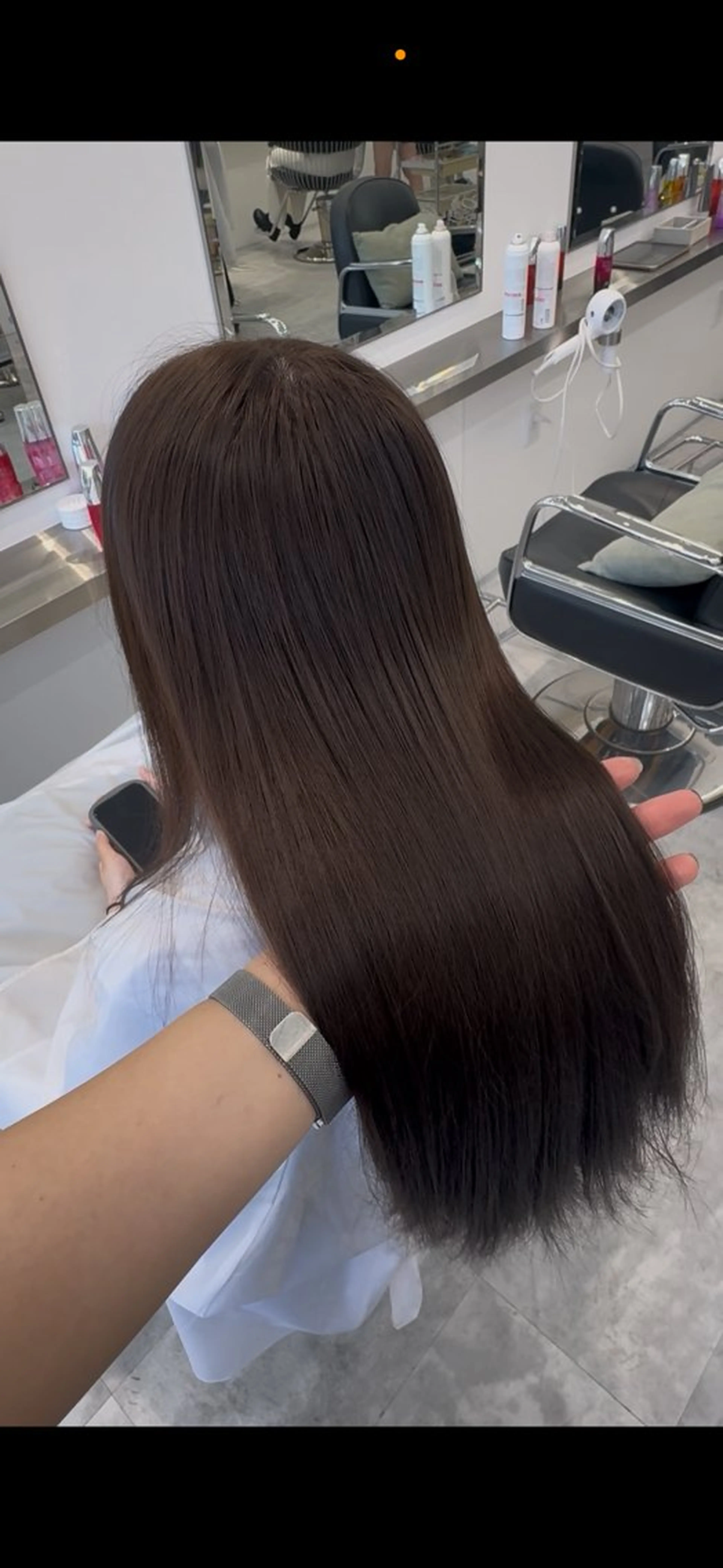 ロング カラー ヘアカラー トリートメント Parve  Mix 🫧梶川虹のヘアスタイル