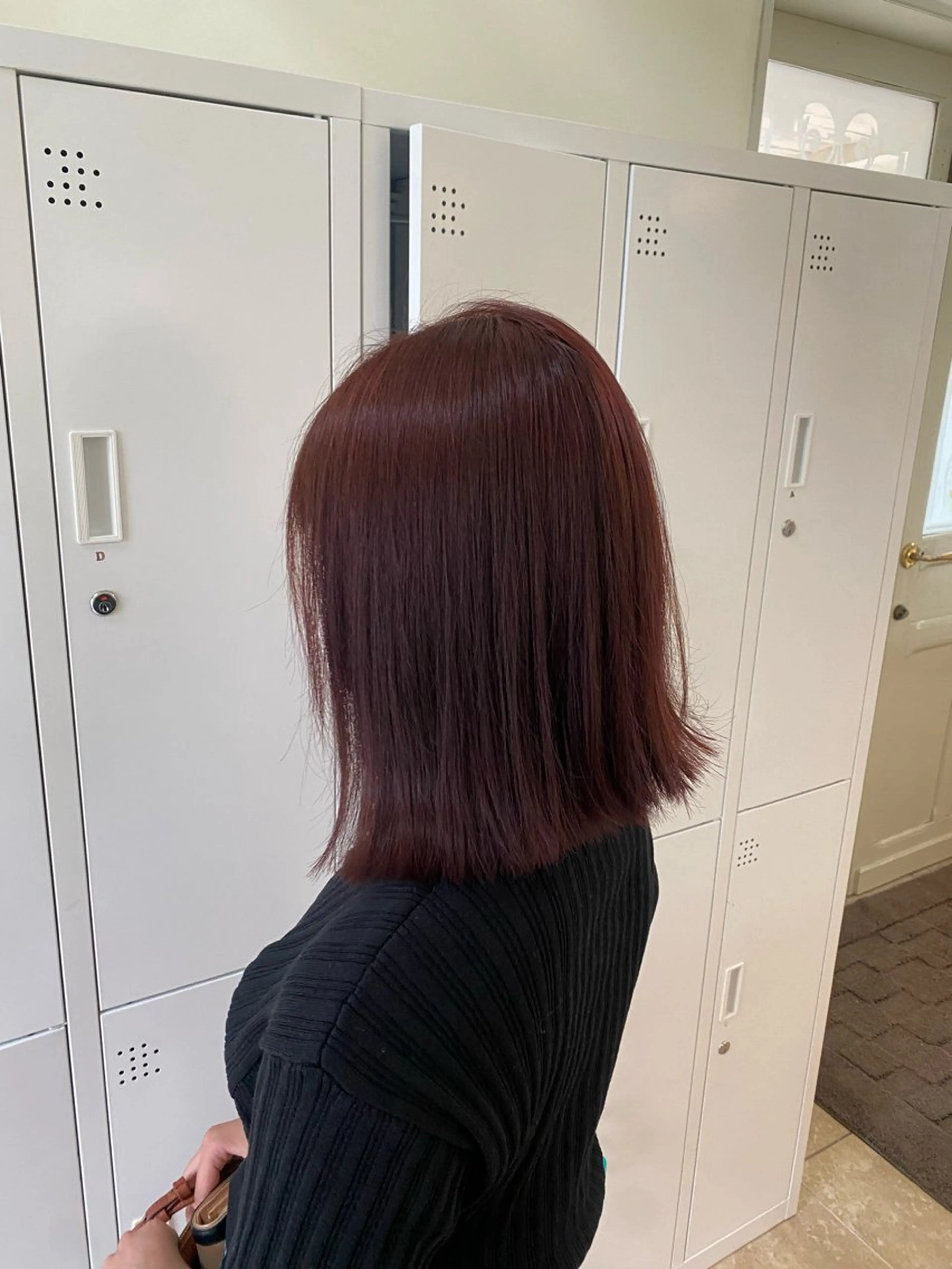 ミディアム カラー nui 原田美紅のヘアスタイル