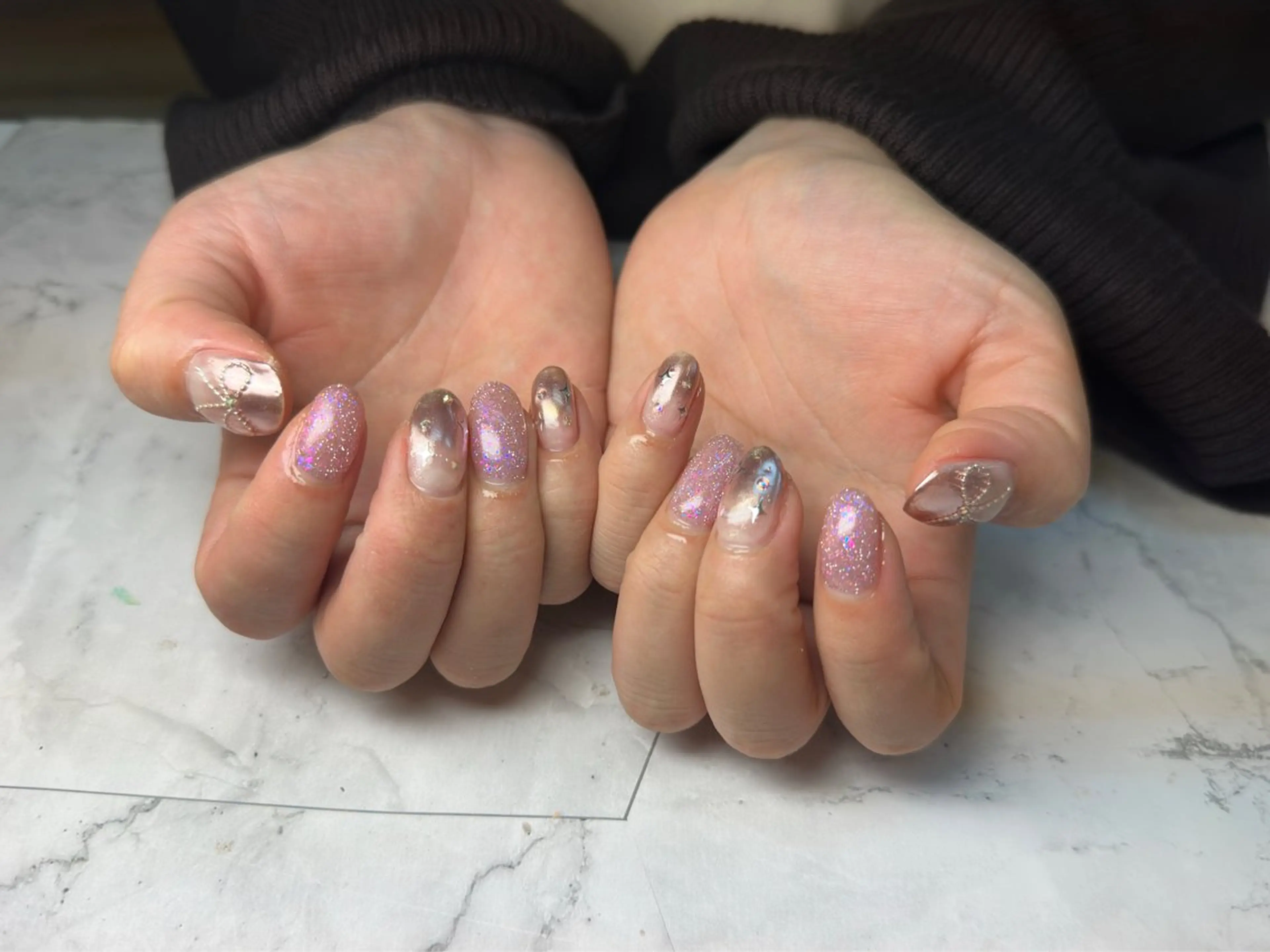 ネイル ハンドネイル Queennail 北堀江AYAのネイルデザイン