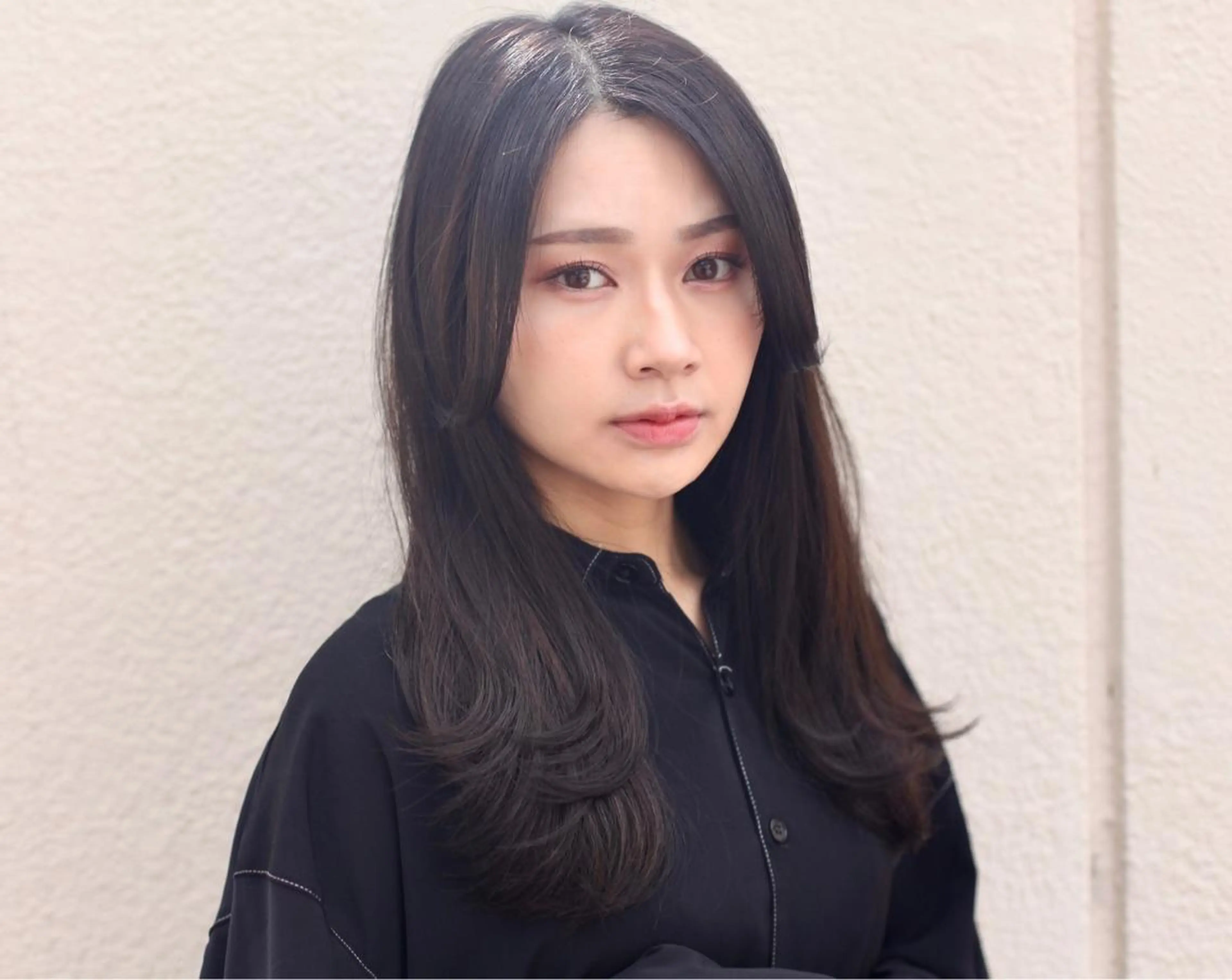 ロング アッシュ ボブ 外国人風カラー ハイライト 髪質改善 トリートメント hoNua. 栄/透明感カラーのヘアスタイル