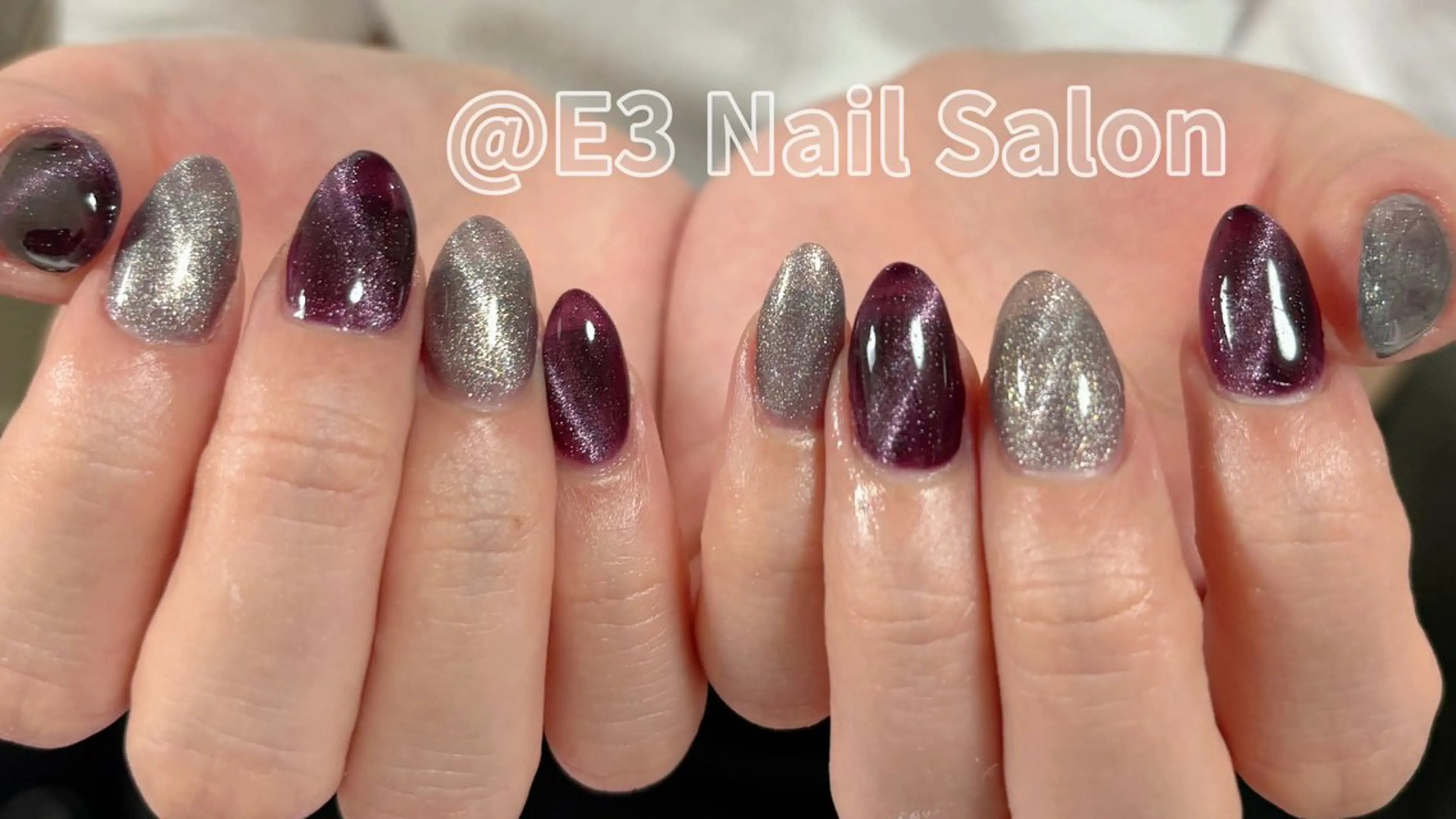 ネイル マグネットネイル ハンドネイル E3 Nail Salon所属・山口 奈々のネイルデザイン