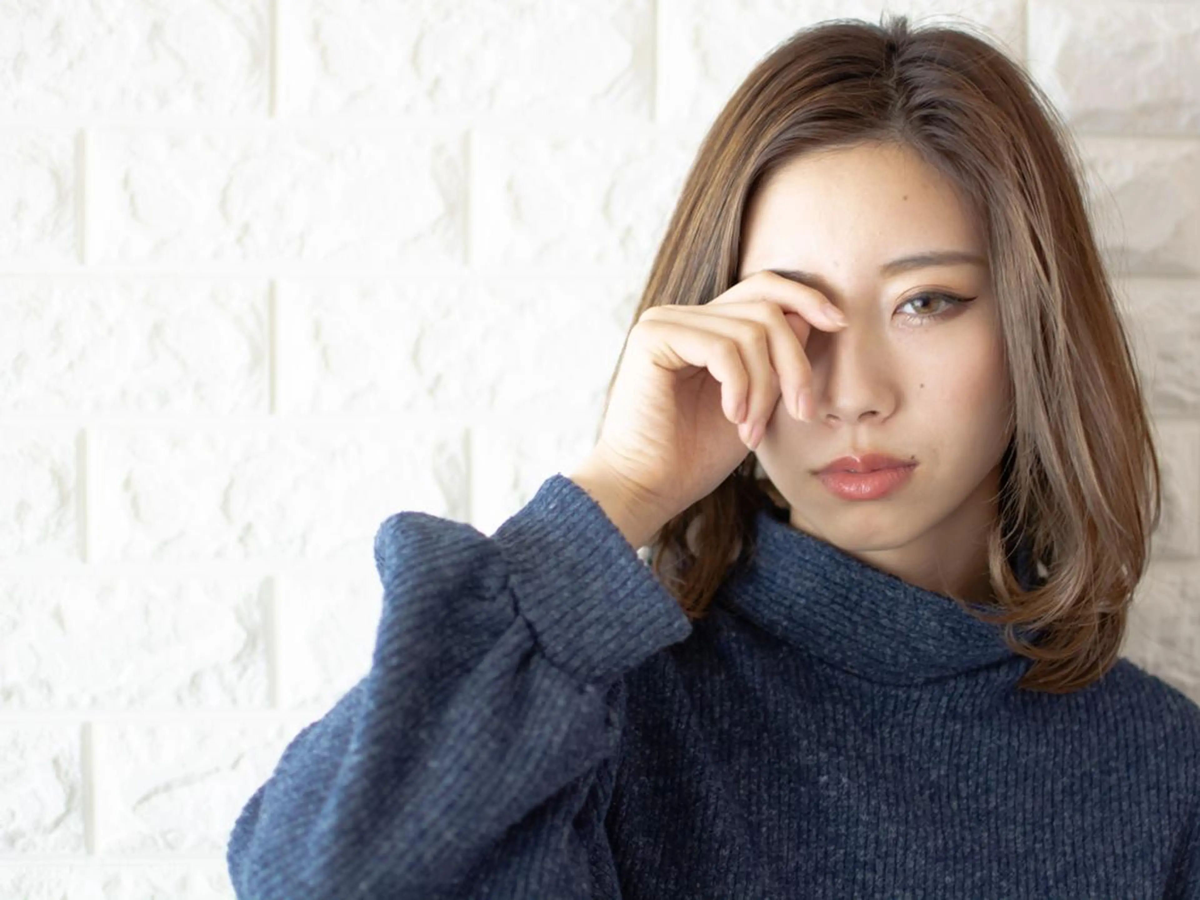 ミディアム カラー ショートボブ ベージュカラー ブルーカラー ブルージュ グレージュ 撮影モデル 斉藤 正敏のその他イメージ