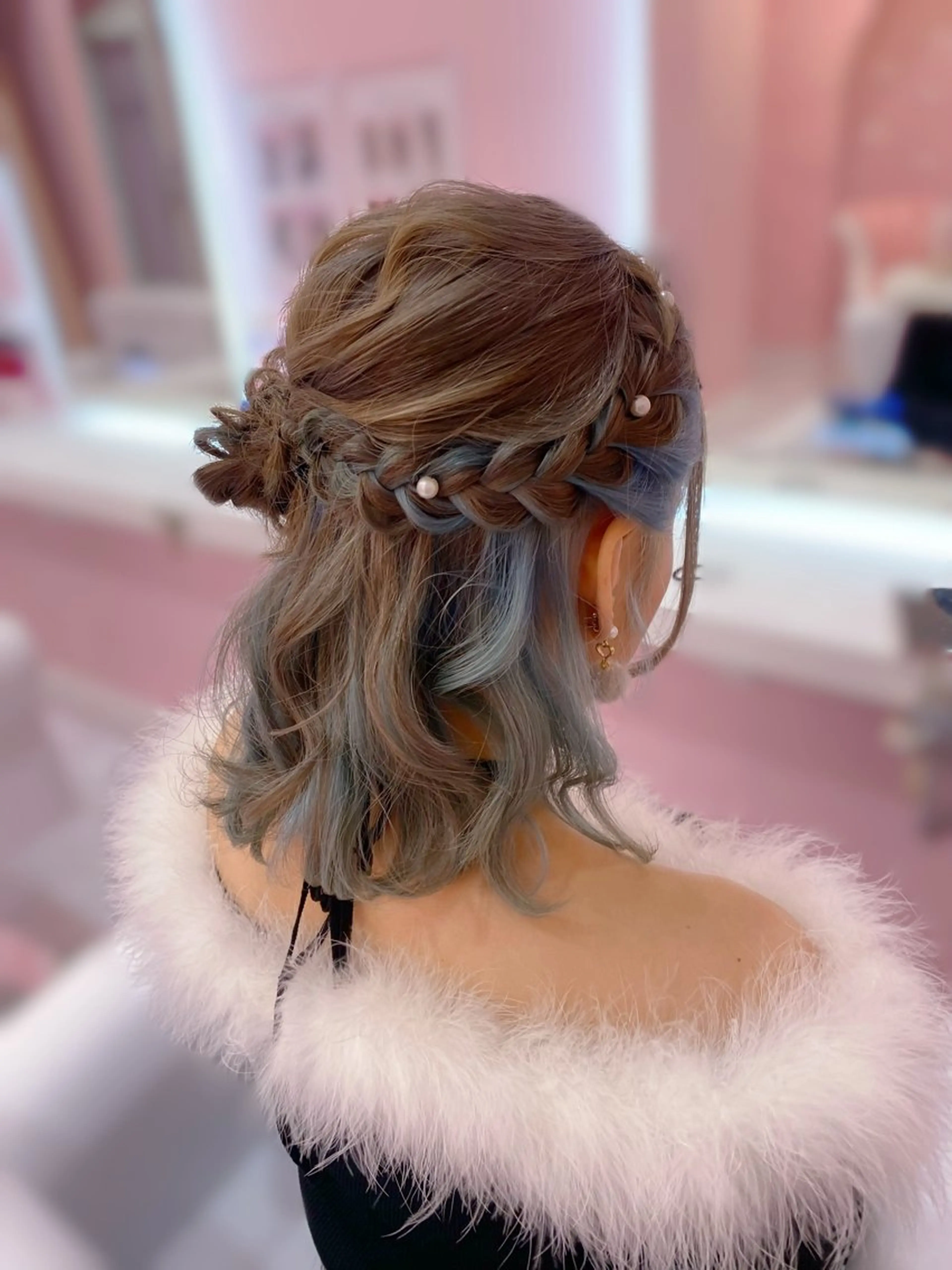 ミディアム ヘアアレンジ ヘアセット Set Salon Mémoire by miuprierre所属・推し活🪄🩷 川上 佳奈のヘアスタイル