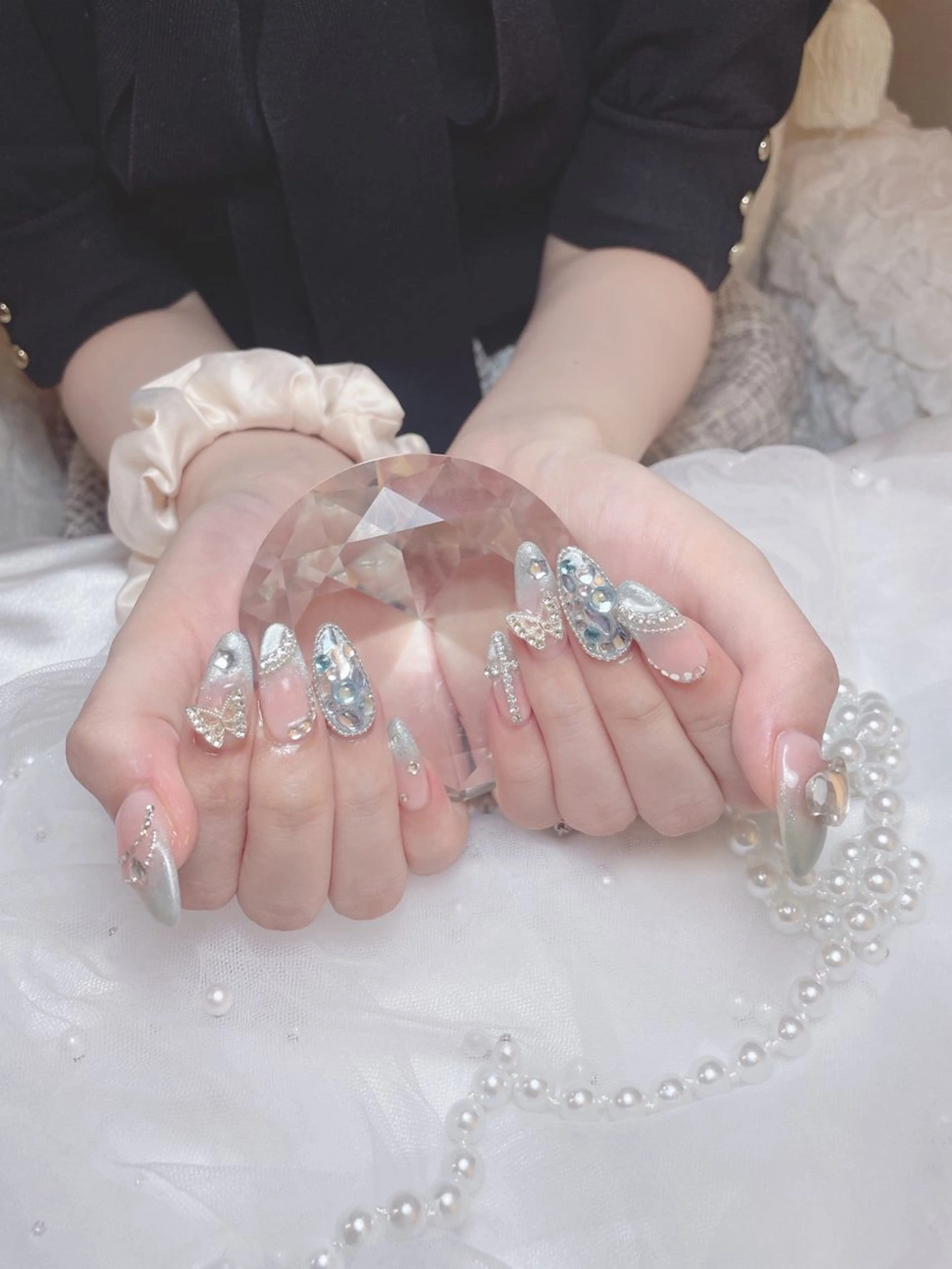 ネイル フットネイル フレンチネイル ジェルネイル ガーリー グラデーション ハンドネイル DigNail Moeのネイルデザイン