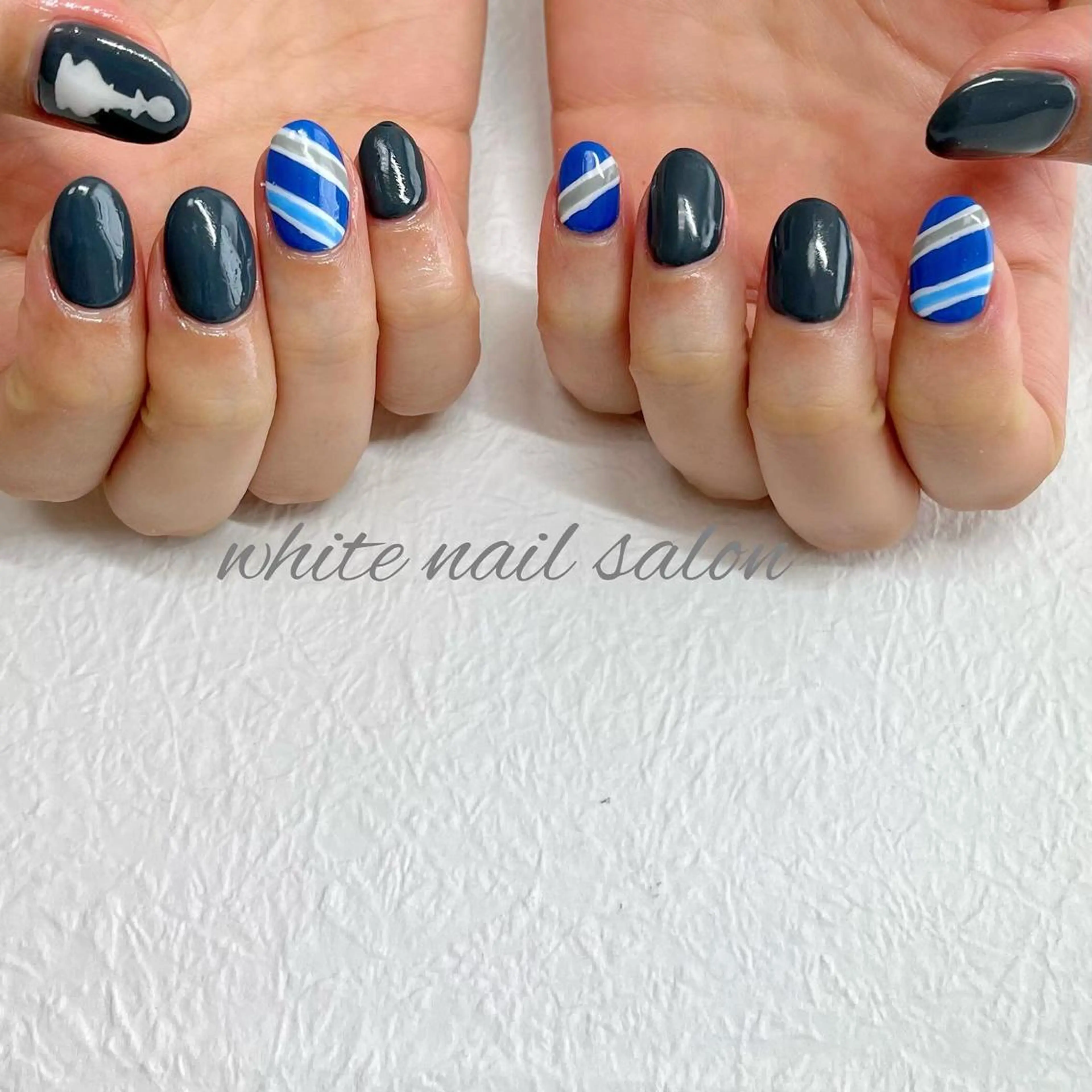 ネイル フットネイル ジェルネイル ハードジェル ラメ(グリッター) 持ち込み ハンドネイル white nail salonのネイルデザイン