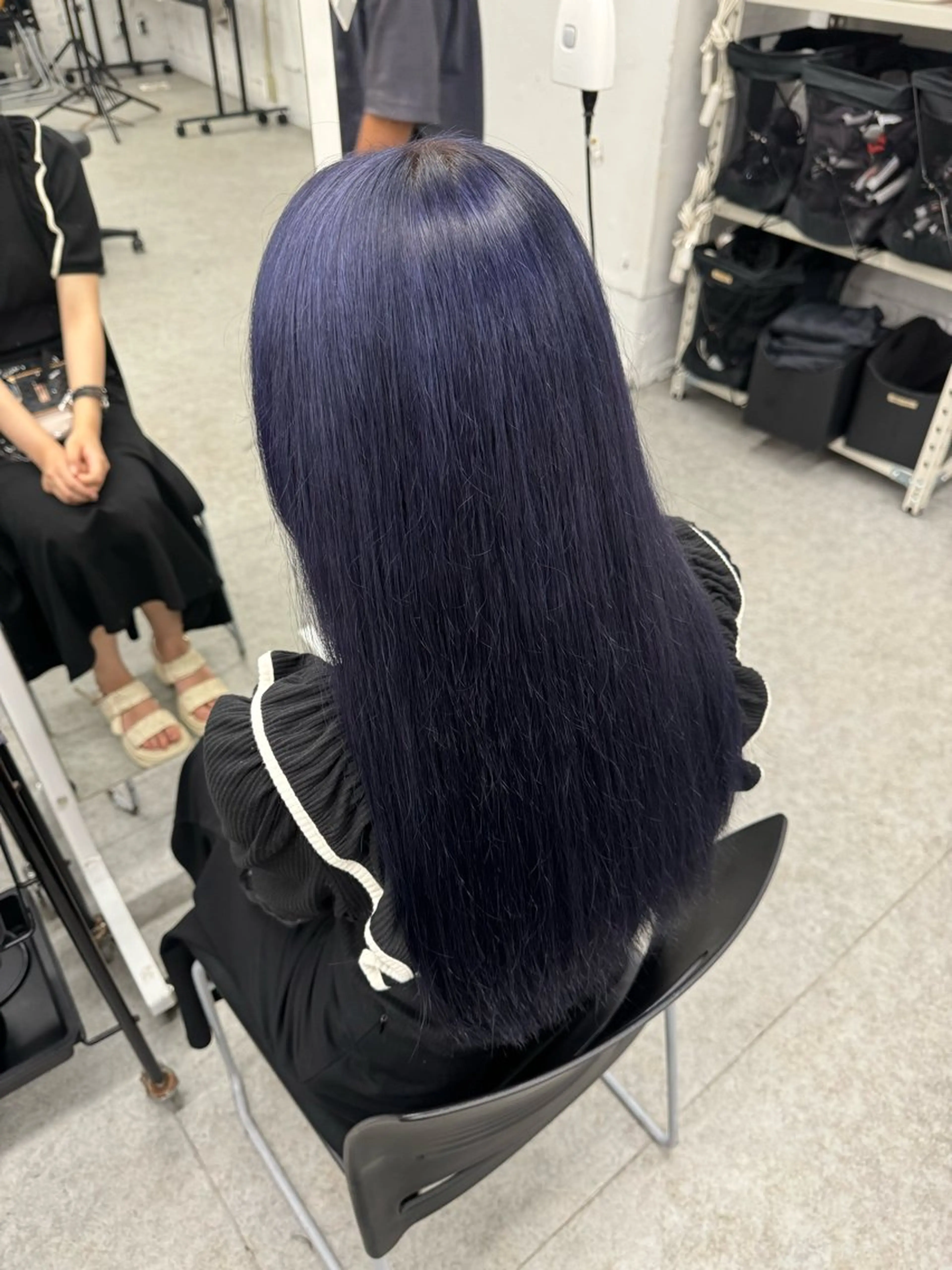 ロング カラー ヘアアレンジ ヘアカラー トリートメント ヘッドスパ ヘアセット 🥀レイヤー×ハイト ーントレンドヘア🥀のヘアスタイル