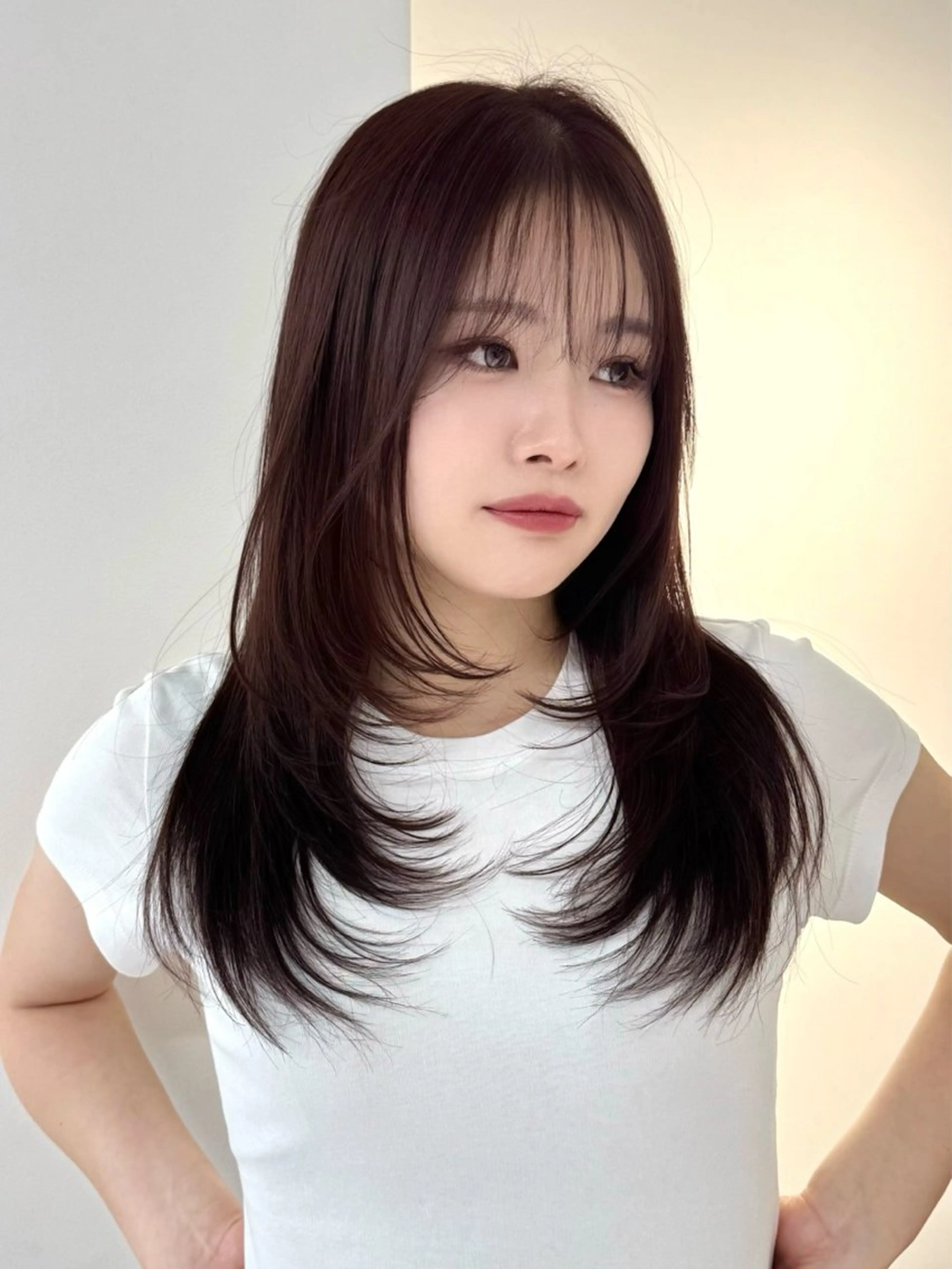 ロング カット ヘアカラー トリートメント ヘアセット Rita/髪質改善 /透明感カラーのヘアスタイル
