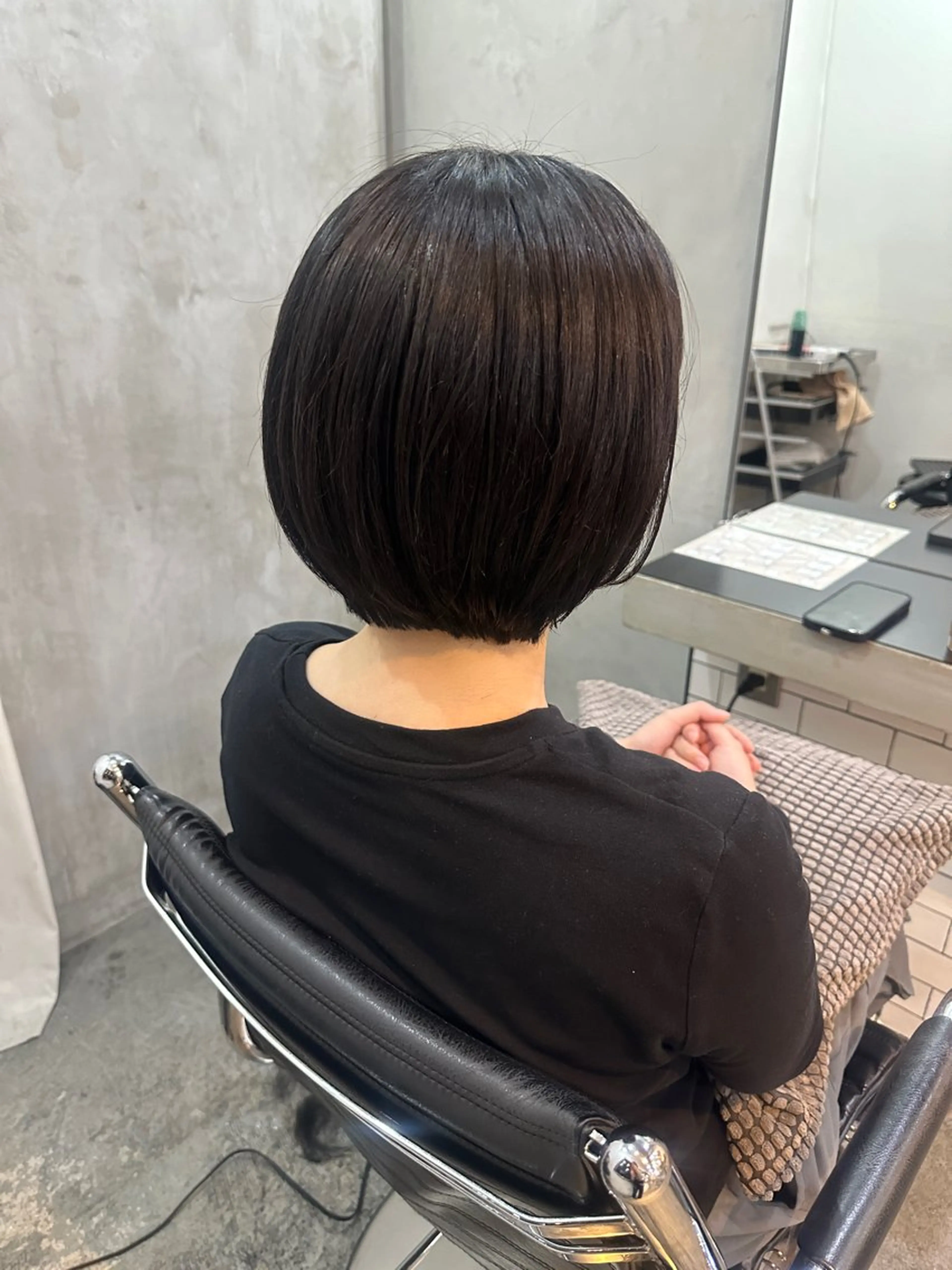 ショート カラー ヘアアレンジ ボブ カット ヘアカラー トリートメント stylist/蛯谷 珠里のヘアスタイル