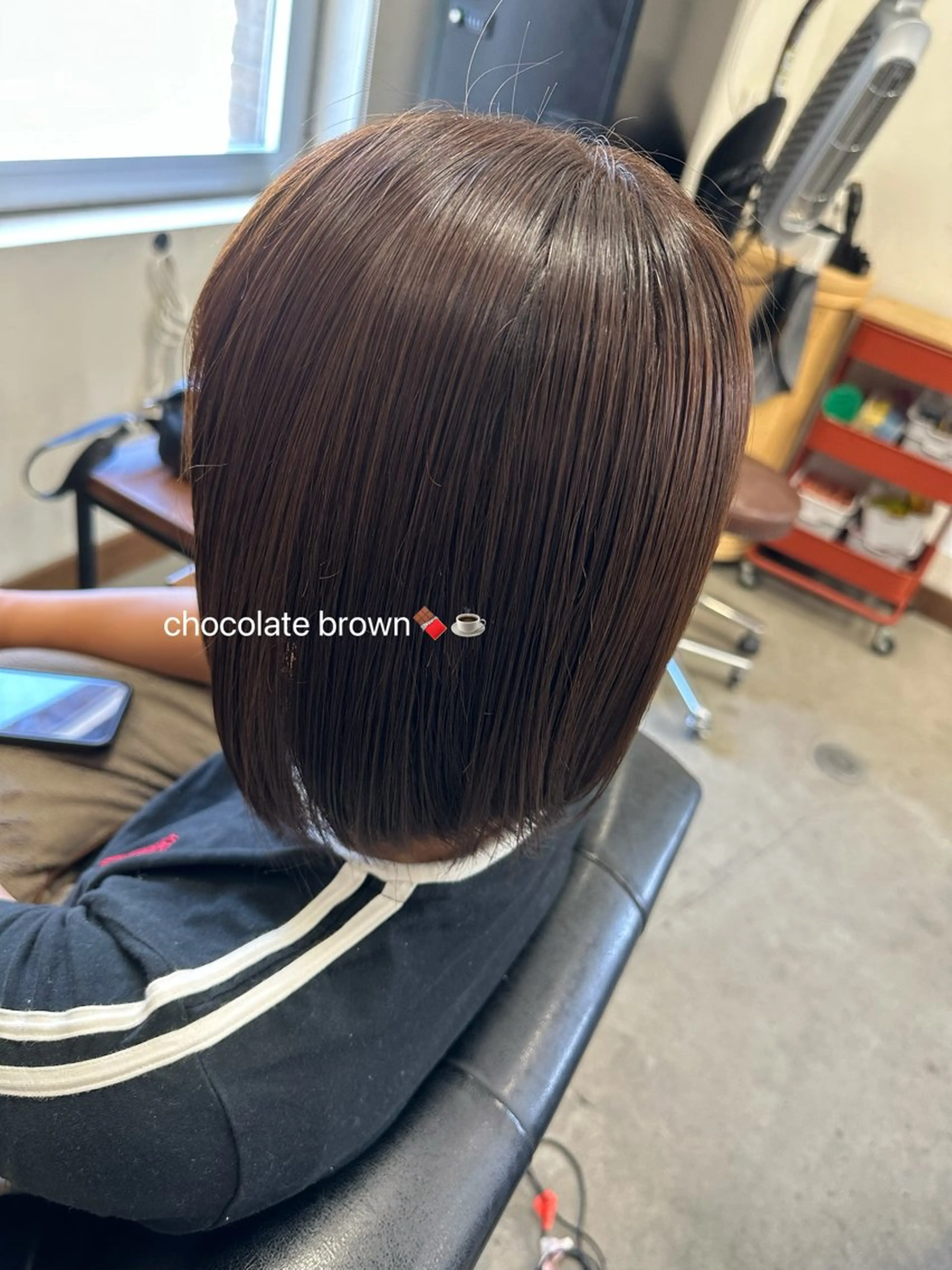 ショート カラー ブラウンカラー チョコレートブラウン Nao🌷🌷 モデル様募集中のヘアスタイル