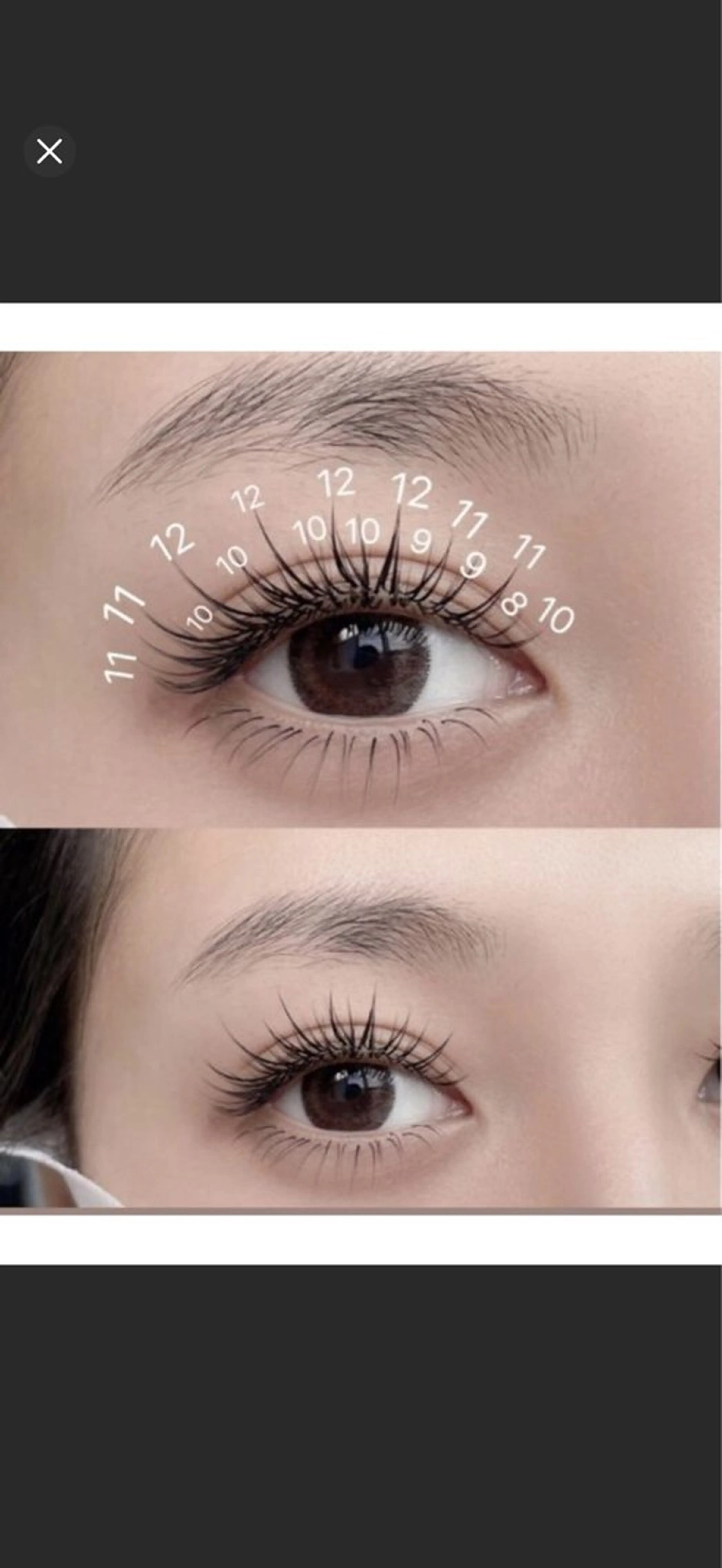 マツエク・マツパ マツエク @lunoa. eyelashのマツエク・マツパデザイン