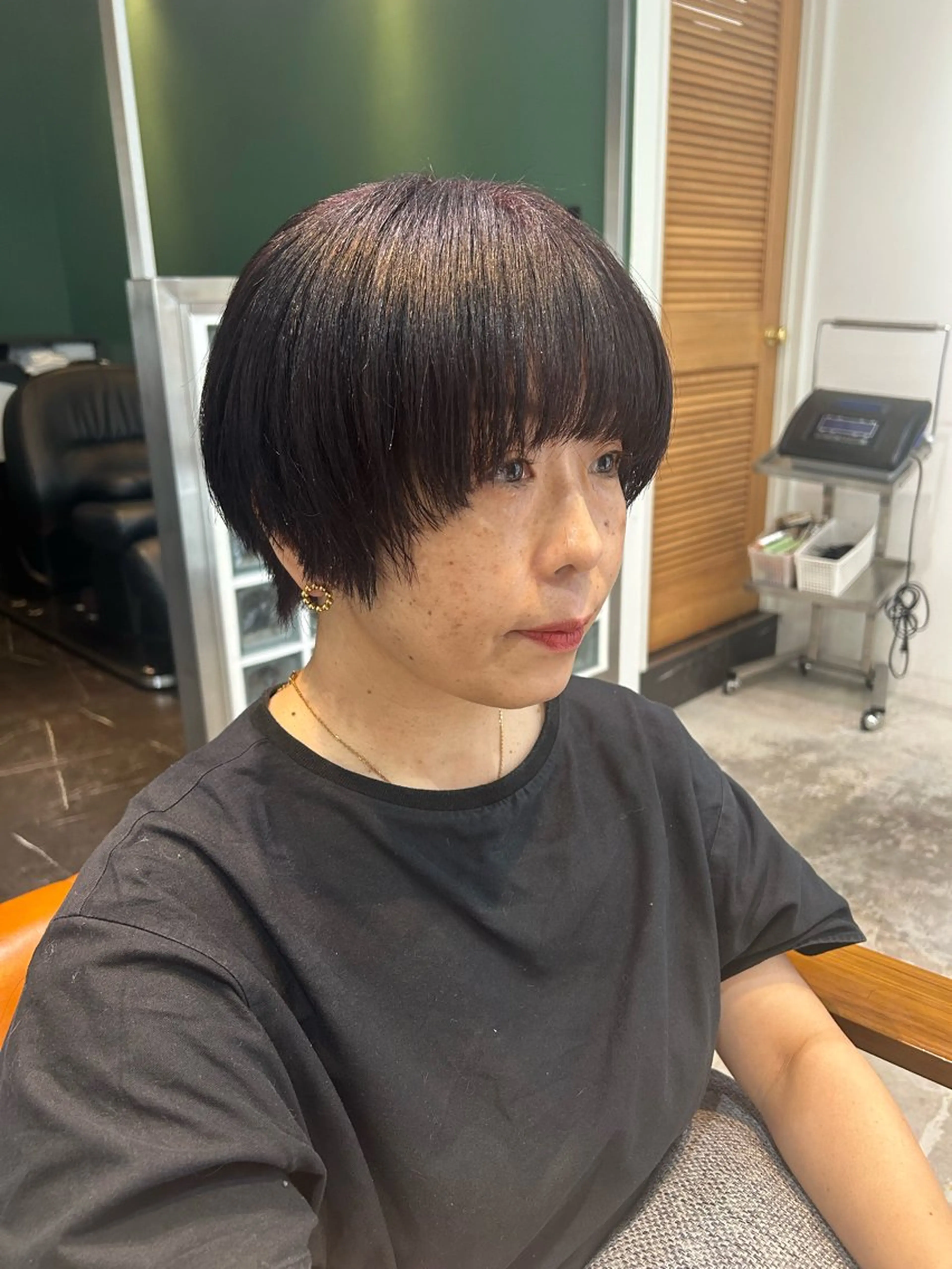 ショート ショートヘア 湯浅 美葉のヘアスタイル